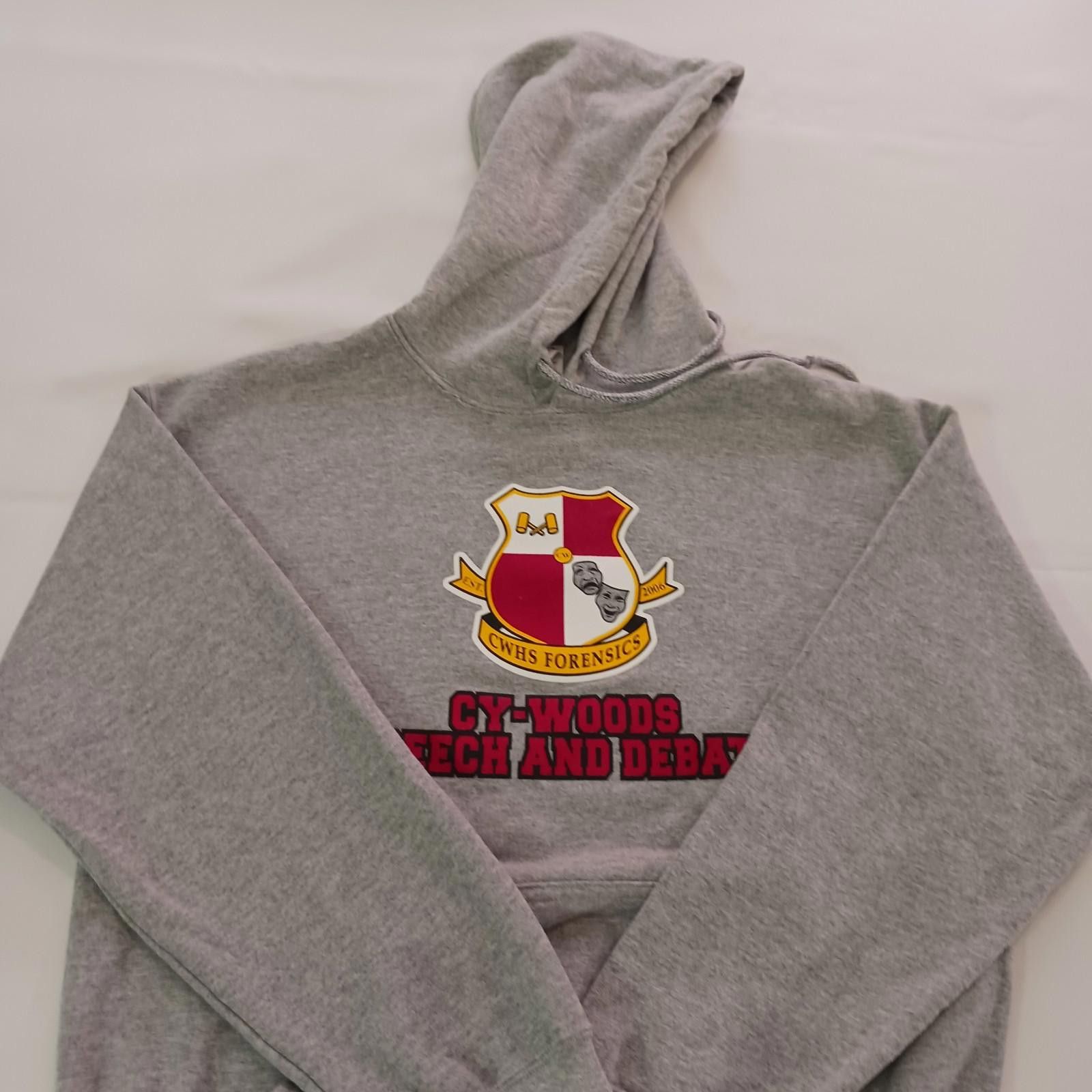 Gildan Gildan Heavy CWHS FORENSICS Men M Gray Hoodie Sweatshirt Size US M / EU 48-50 / 2 - 12 Thumbnail