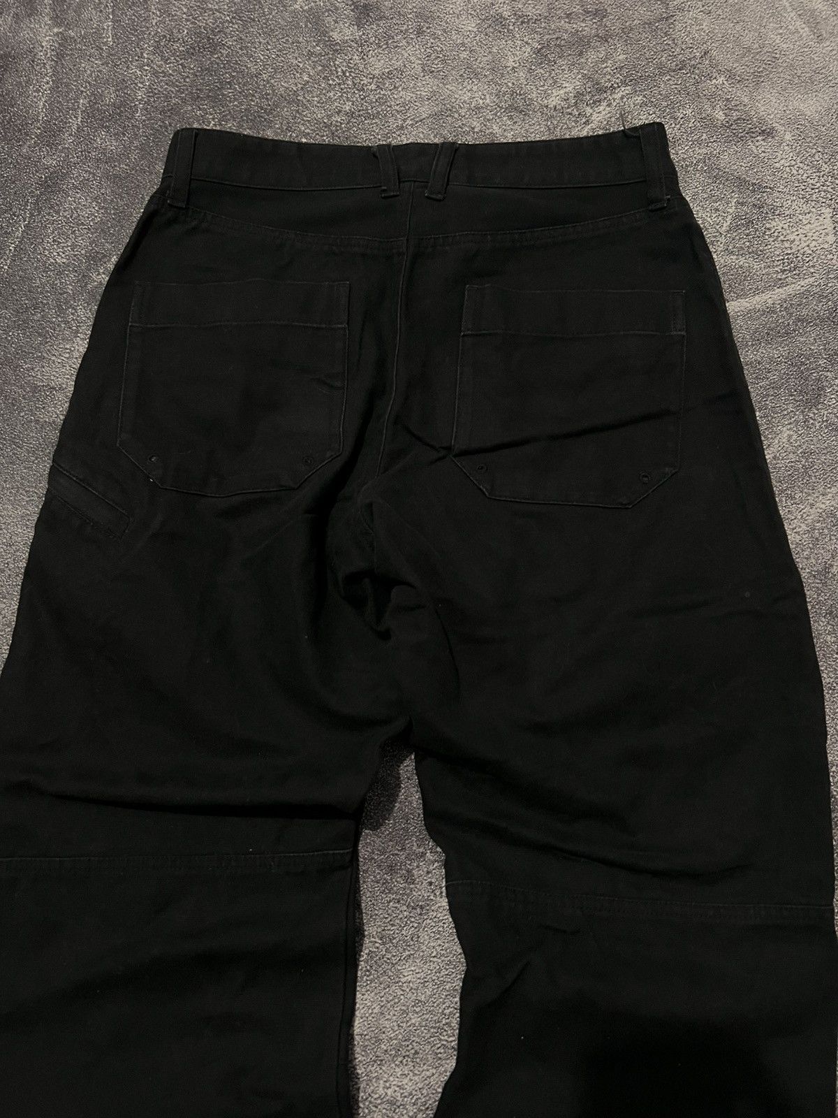 PPFM PPFM Duck Canvas Wide Black Pants Size US 30 / EU 46 - 11 Thumbnail