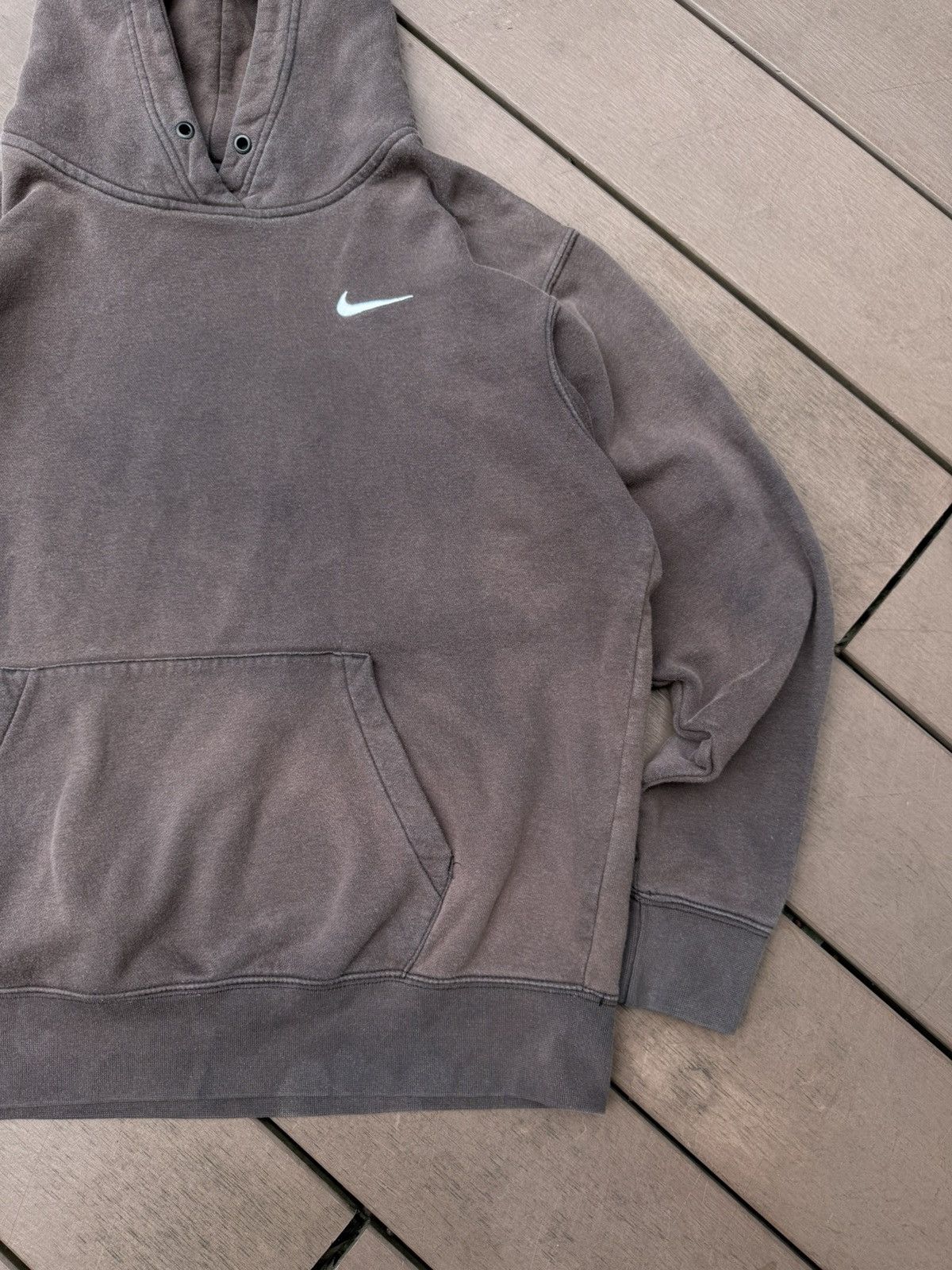 Nike brown small swoosh nike boxing hoodie Size US M / EU 48-50 / 2 - 3 Thumbnail