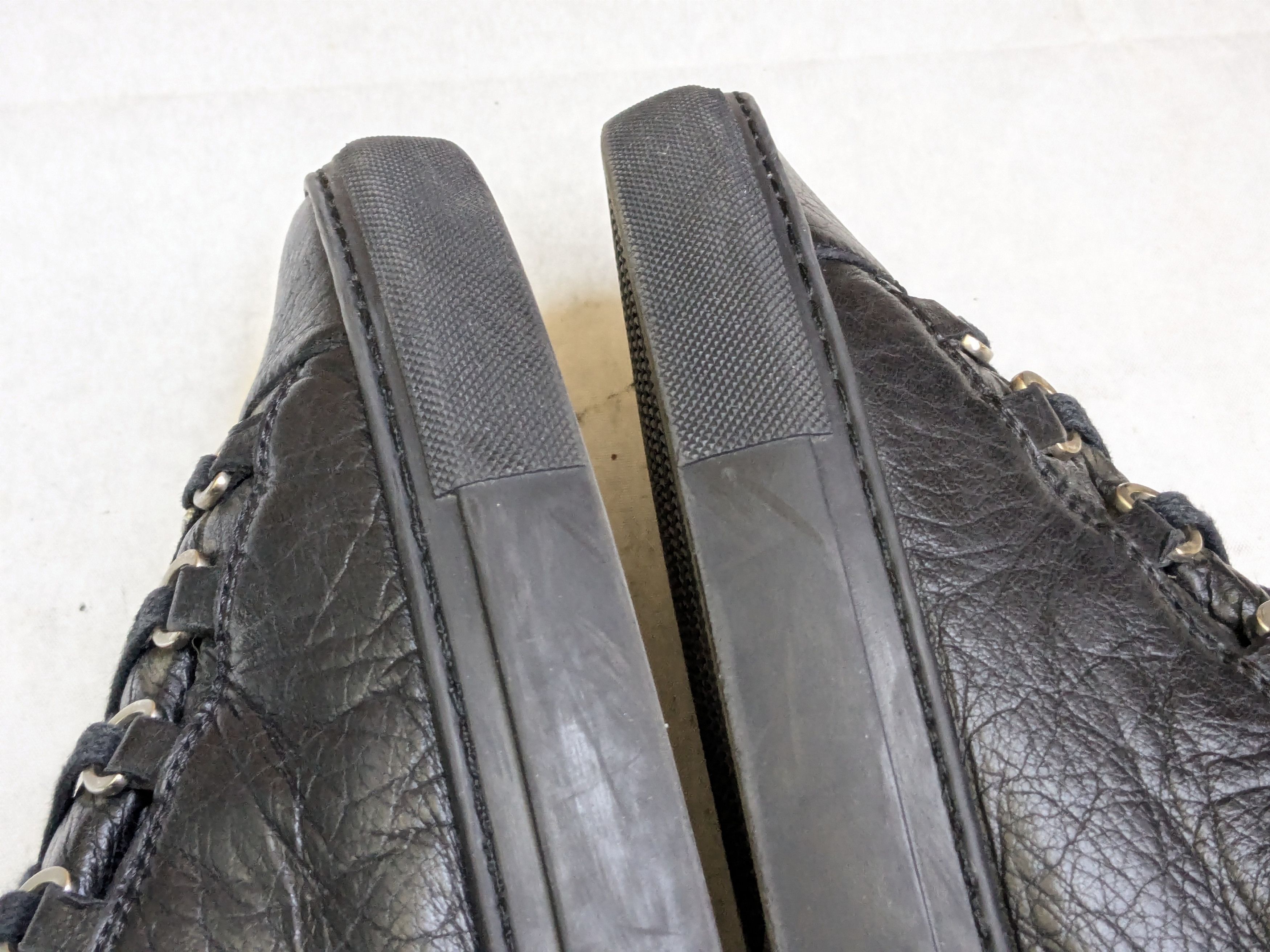Balenciaga Balenciaga Arena Sneakers Black 9 High Tops Leather Size US 9 / EU 42 - 10 Thumbnail