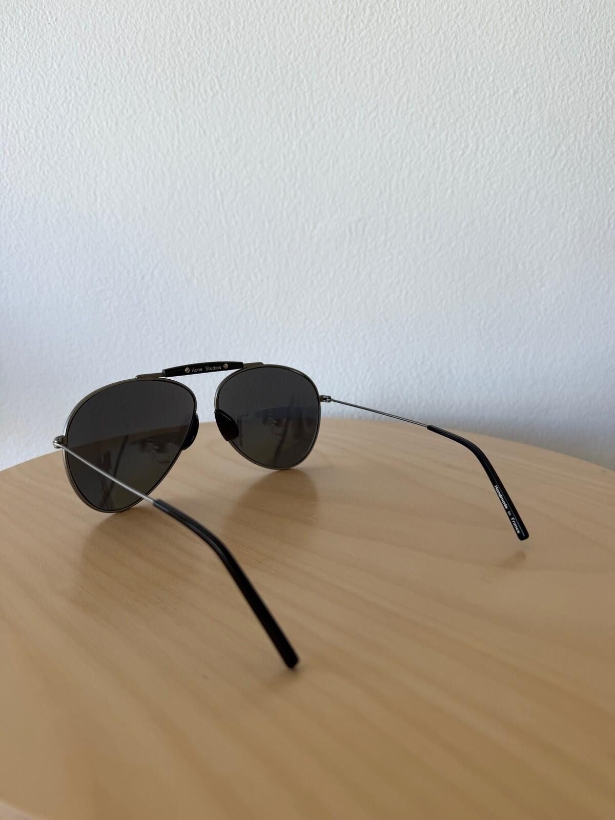 Acne Studios New acne studios howard aviator sunglasses silver black mens Size ONE SIZE - 5 Thumbnail