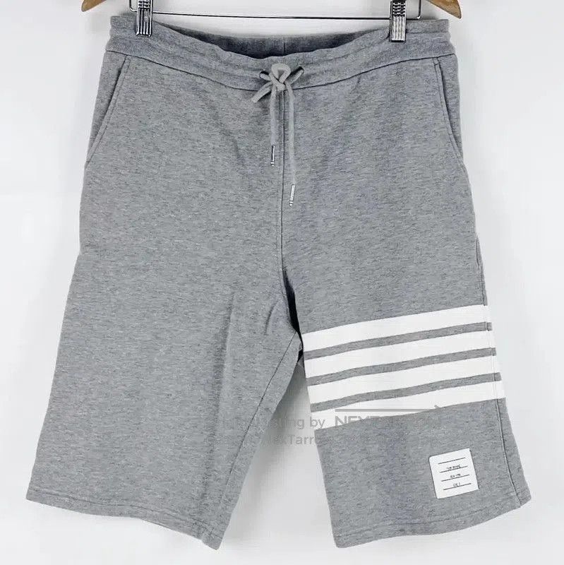 Thom Browne Thom Browne Gray Wool Men's Shorts . Size US 34 / EU 50 - 1 Thumbnail