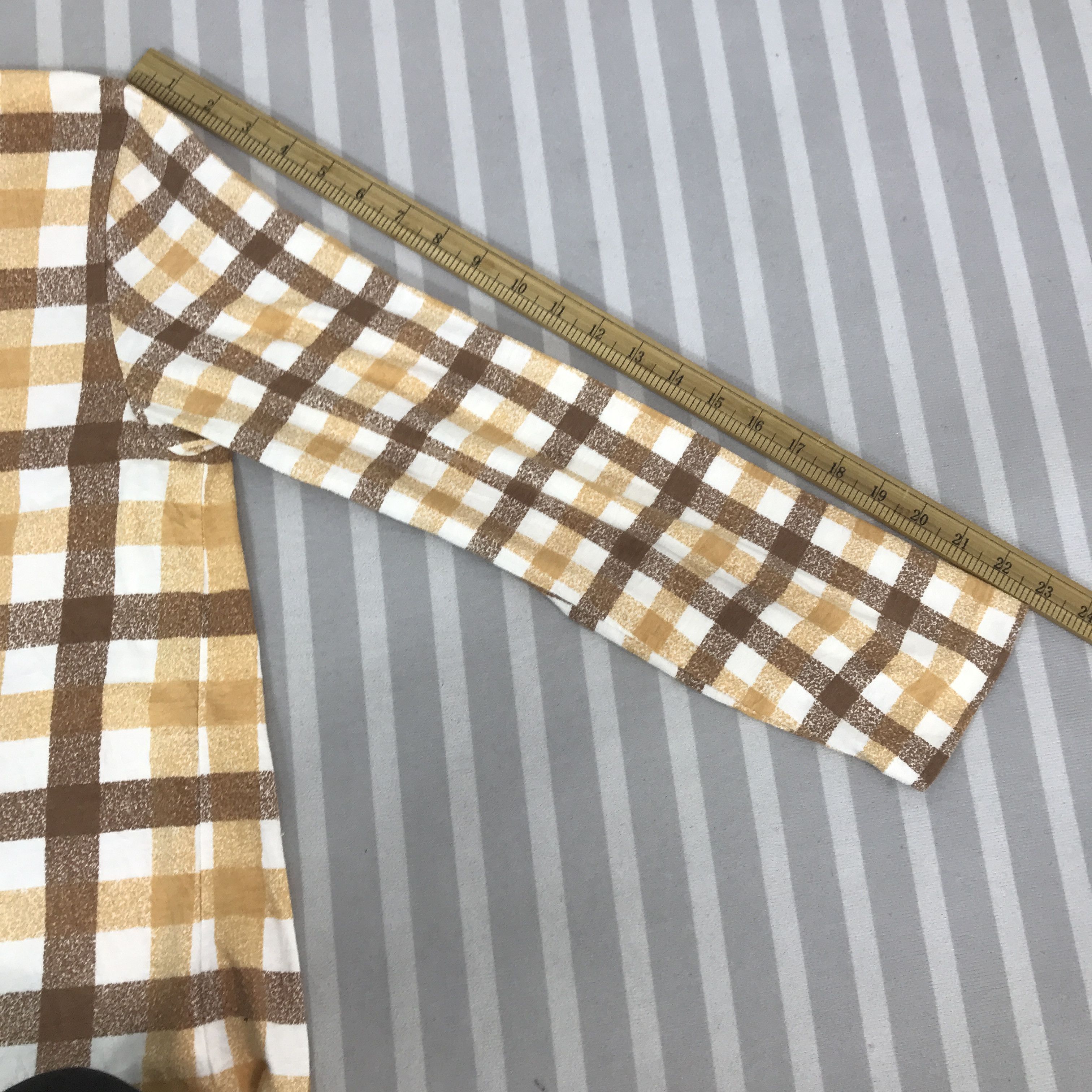 Vintage Hai Sporting Gear tartan long sleeve T-Shirt