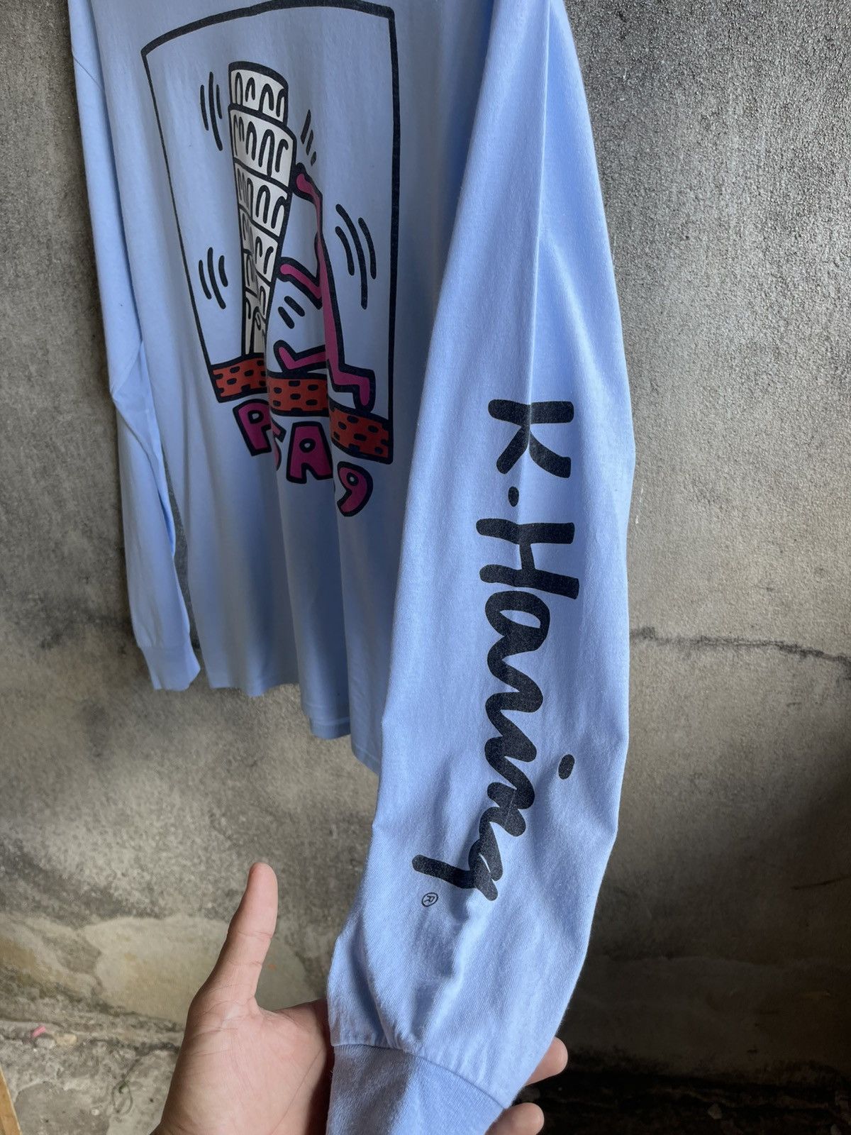 Keith Haring Hype🔥KEITH HERRING✖️Ripple Junction🔥PISA 89 LongSleeve Tshirt Size US M / EU 48-50 / 2 - 3 Thumbnail