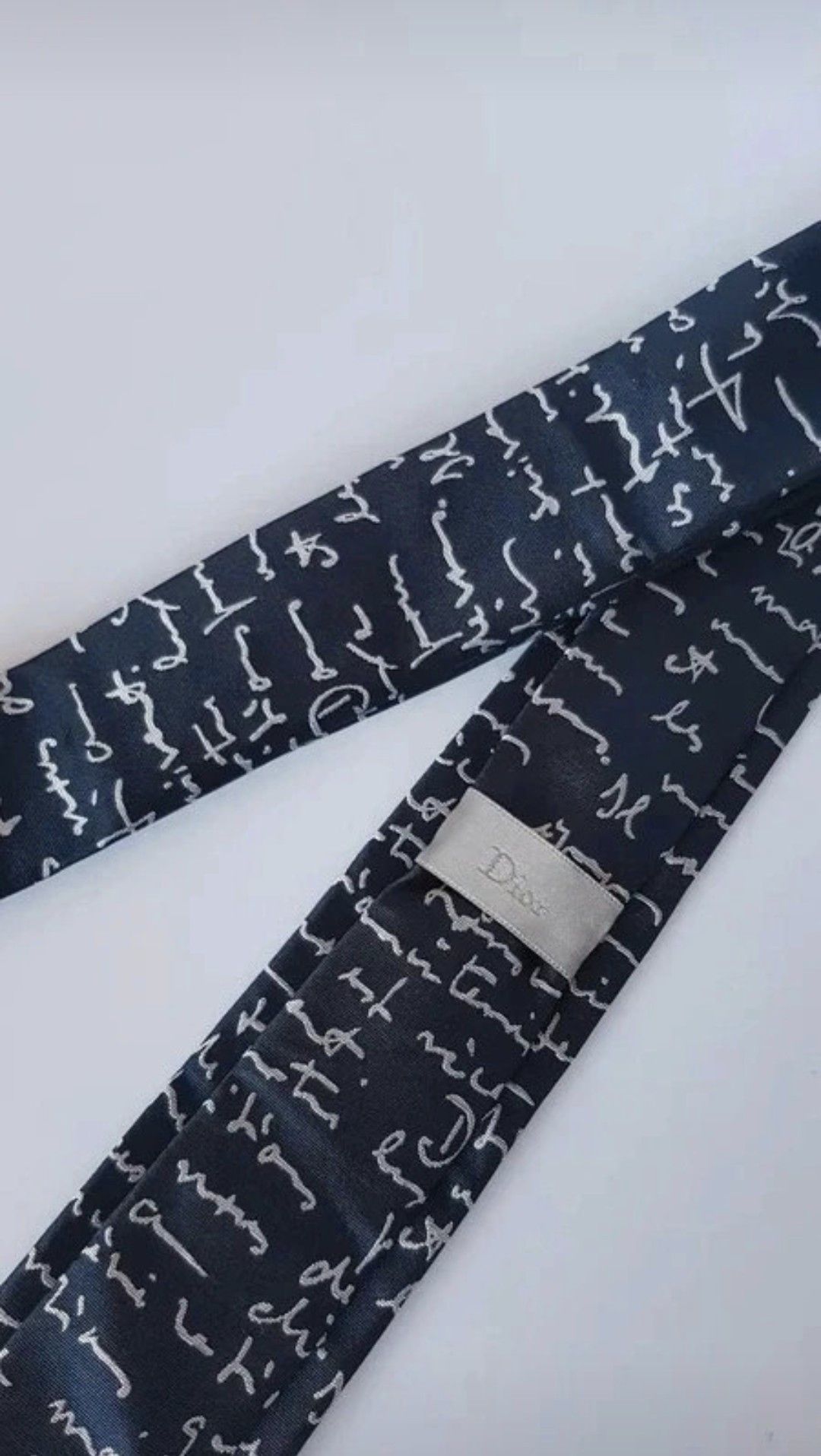 Dior Dior HOMME SS/15 Script Necktie Size ONE SIZE - 3 Thumbnail