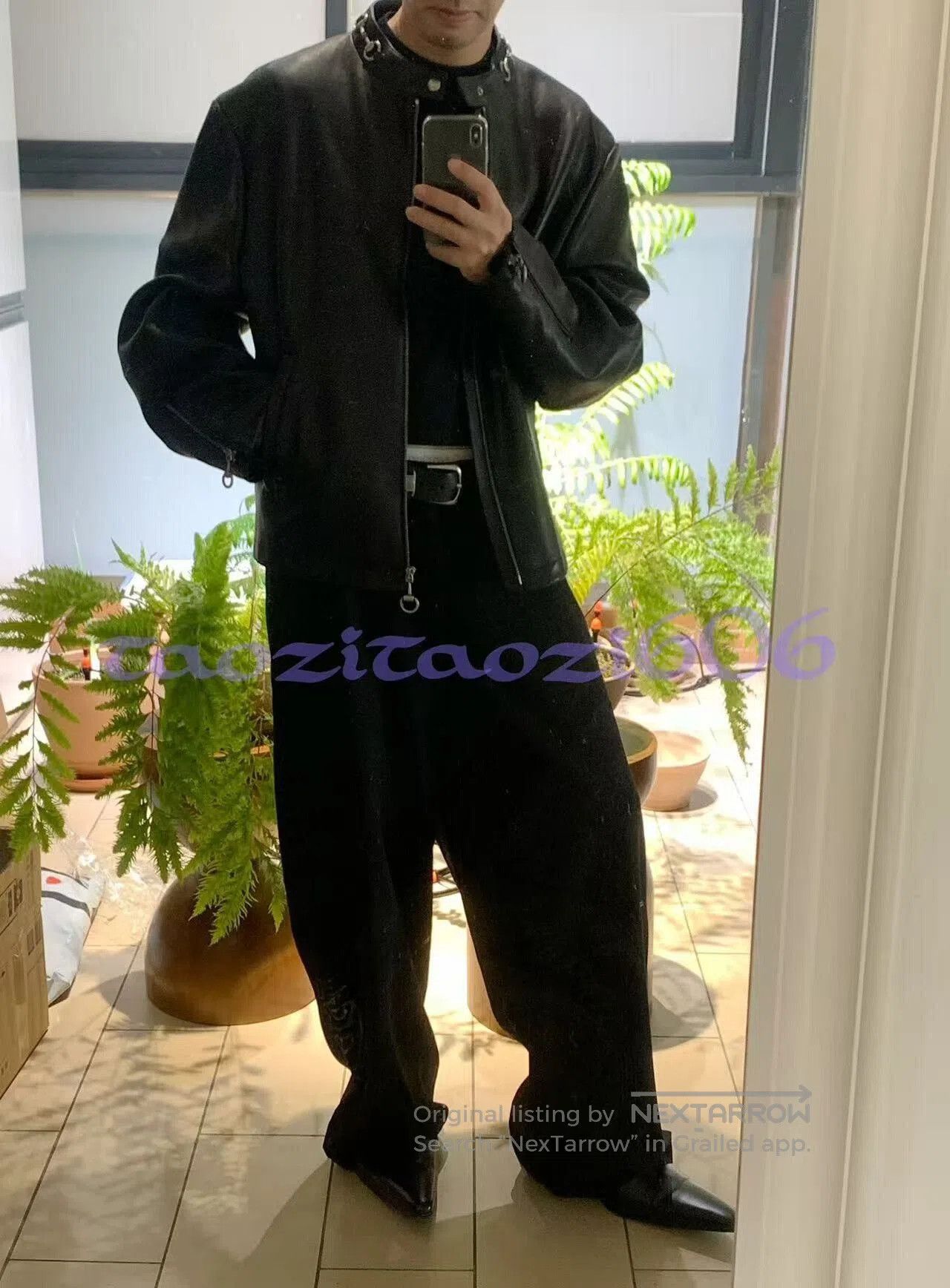 Gucci Gucci by Demna 26SS Black Horsebit Leather Jacket. Size US M / EU 48-50 / 2 - 8 Thumbnail