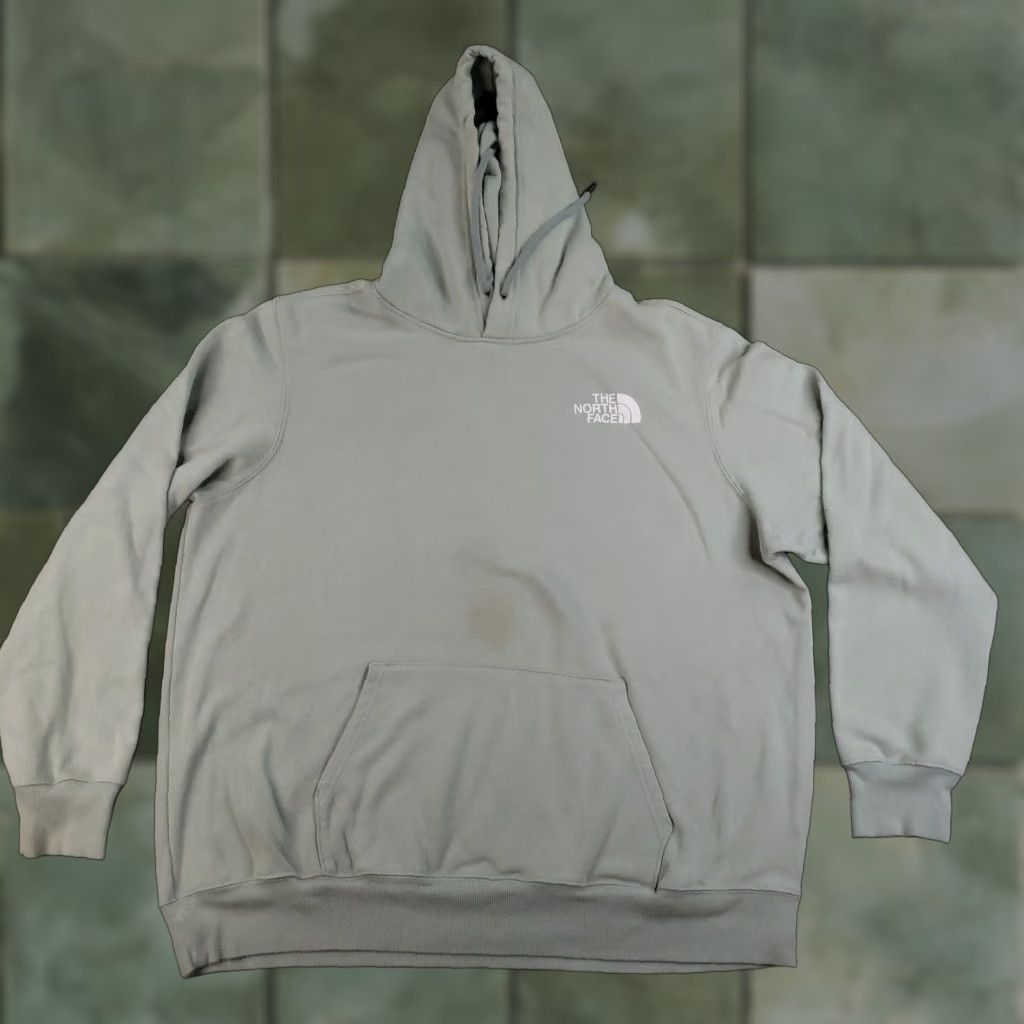 The North Face The North Face Hoodie Mens 2XL Light Green Logo Hooded Pullover Sweatshirt SS Zipperless? Size US XXL / EU 58 / 5 - 1 Thumbnail