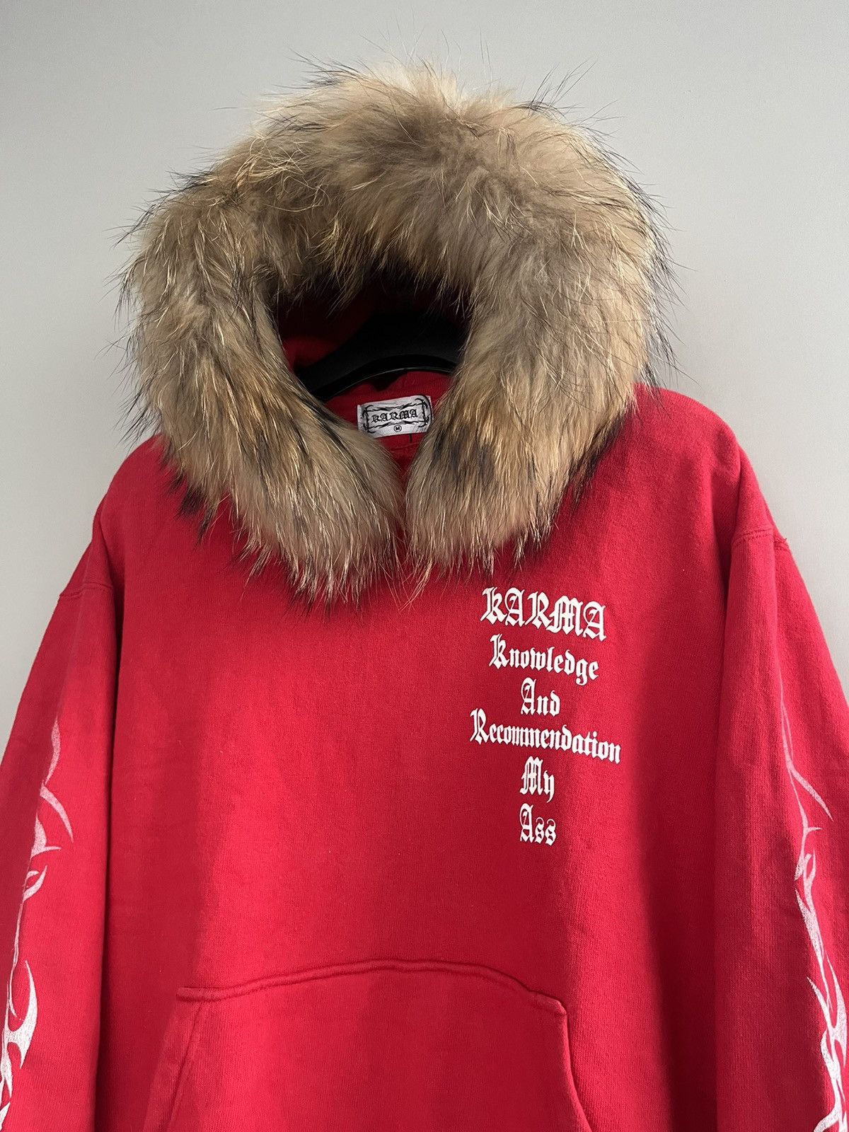If Six Was Nine JAPANESE KARMA SEDITIONARIES GOTHIC POEM FUR HOODIE PUNK Size US M / EU 48-50 / 2 - 3 Thumbnail