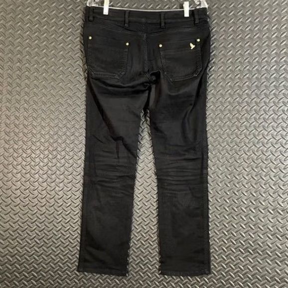 Vintage MIH Jeans Paris Women's Black Slim Leg Mid Rise Cropped Size 30 Stretch Size 30" / US 8 / IT 44 - 2 Thumbnail