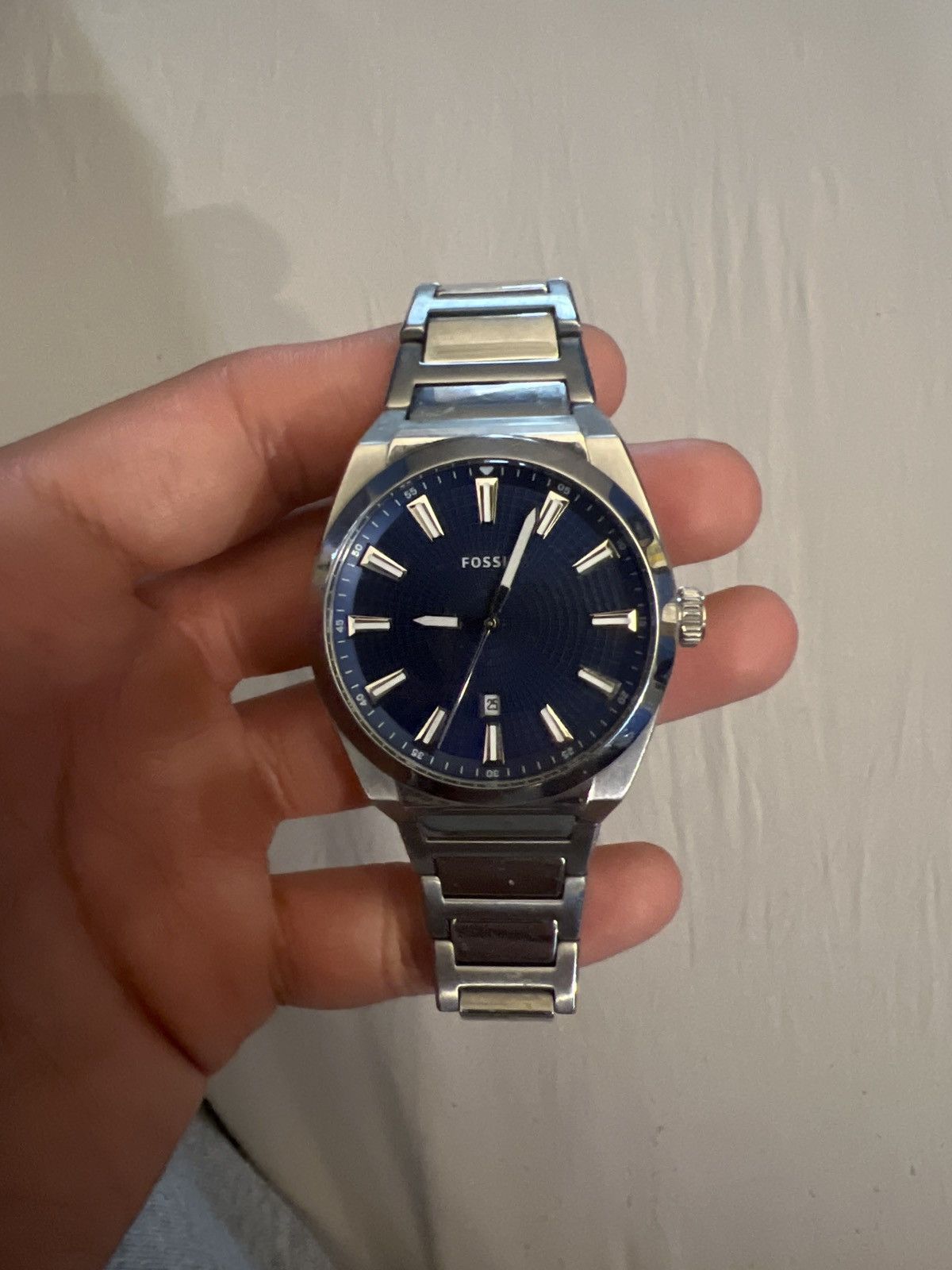 Fossil Stainless steel fossil - Navy blue dial Size ONE SIZE - 1 Thumbnail