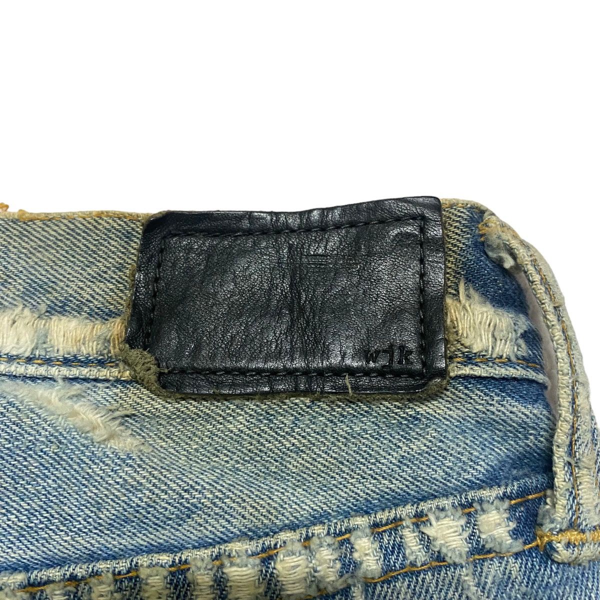 wjk WjK Thrashed Dirt Washed Selvedge Jeans Size US 31 - 17 Thumbnail