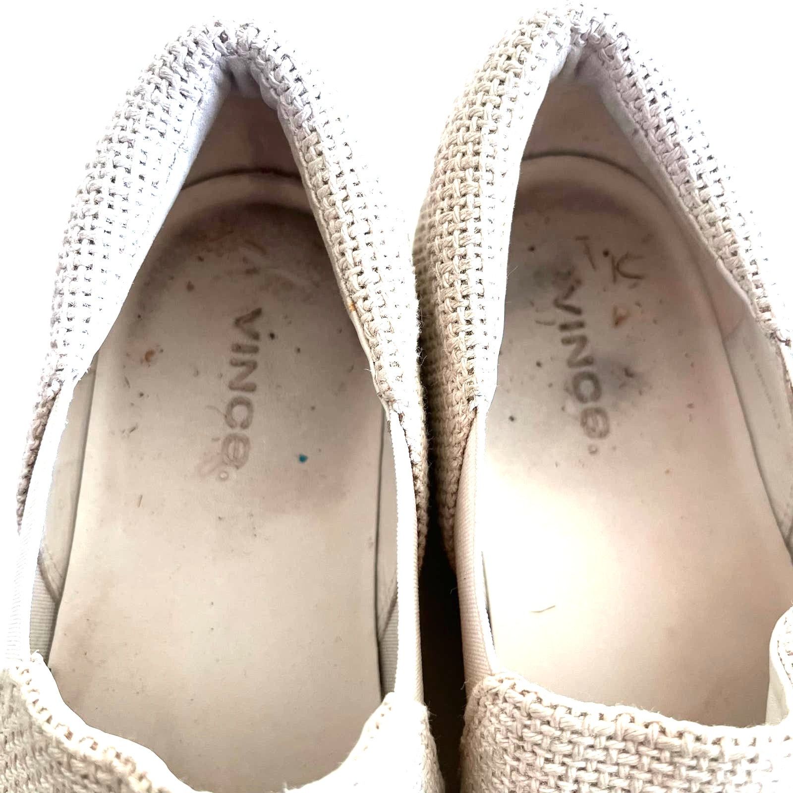 Vince Vince Warren Platform Slip-on Sneakers Beige Linen Size 6.5 Size US 6.5 / IT 36.5 - 8 Thumbnail