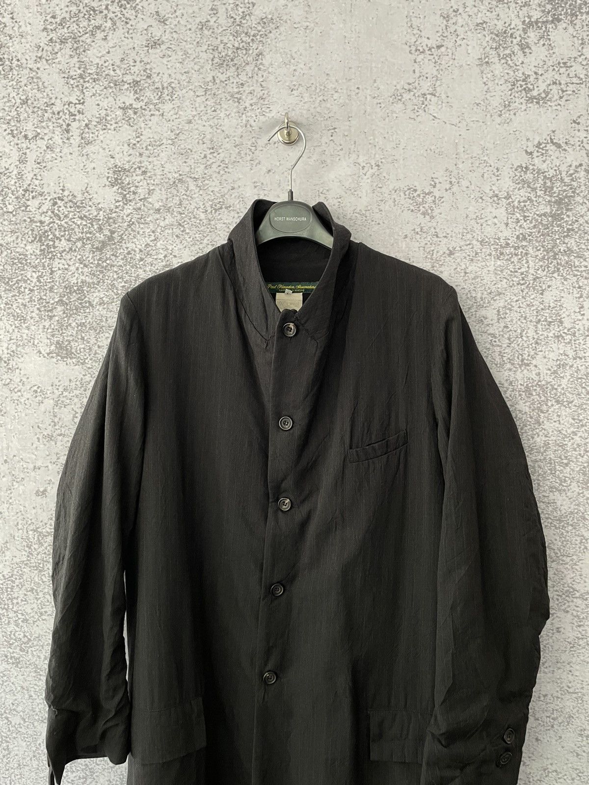 Paul Harnden Shoemakers Paul Harnden Black Long Coat Size US L / EU 52-54 / 3 - 6 Thumbnail