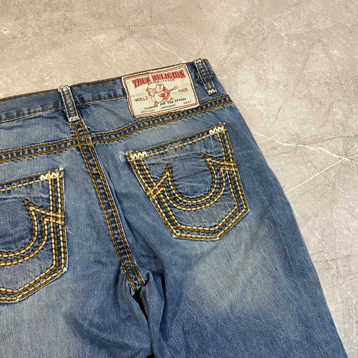 Other VINTAGE TRUE RELIGION DENIM PANTS STREETWEAR BIG LOGO 00s Size US 36 / EU 52 - 2 Thumbnail