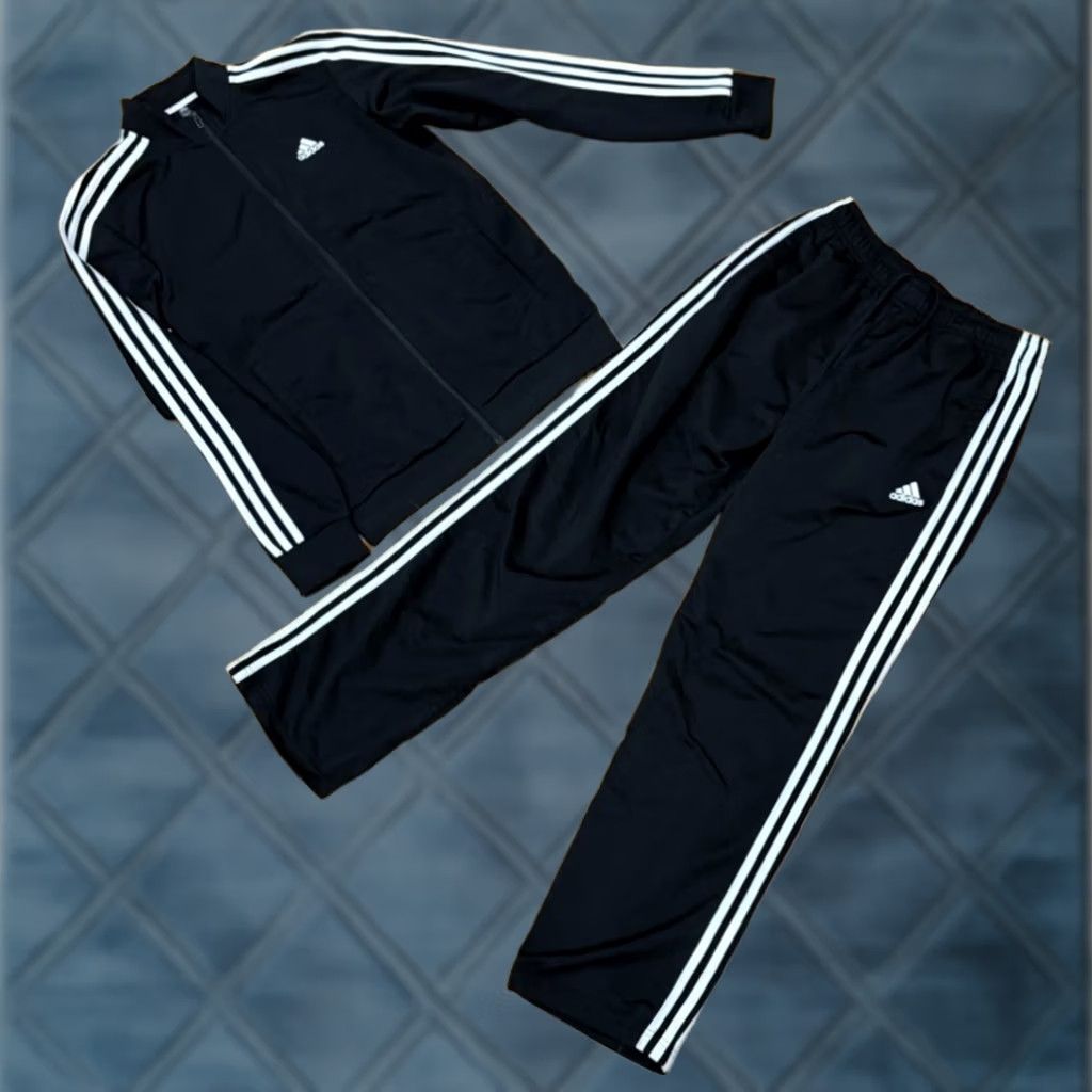 Adidas VINTAGE Adidas Tiro Tracksuit Set Black White Jacket Men’s S/M Tracksuits & Sweats Mens Size US 29 - 1 Thumbnail