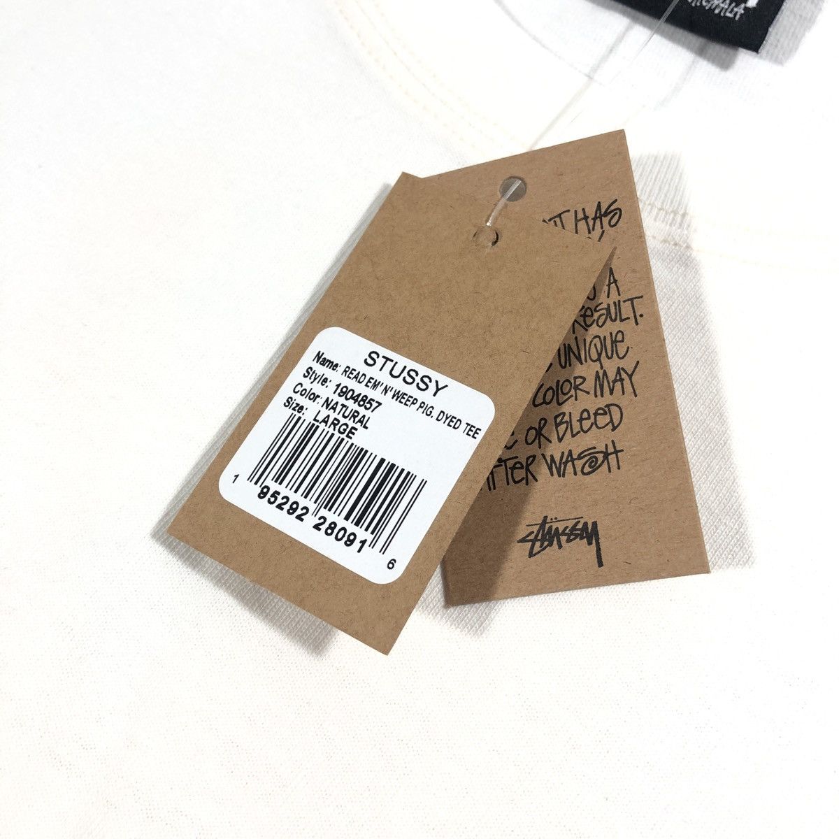Stussy × Vintage Stussy Read Em'n Weep Tee Size US L / EU 52-54 / 3 - 7 Thumbnail