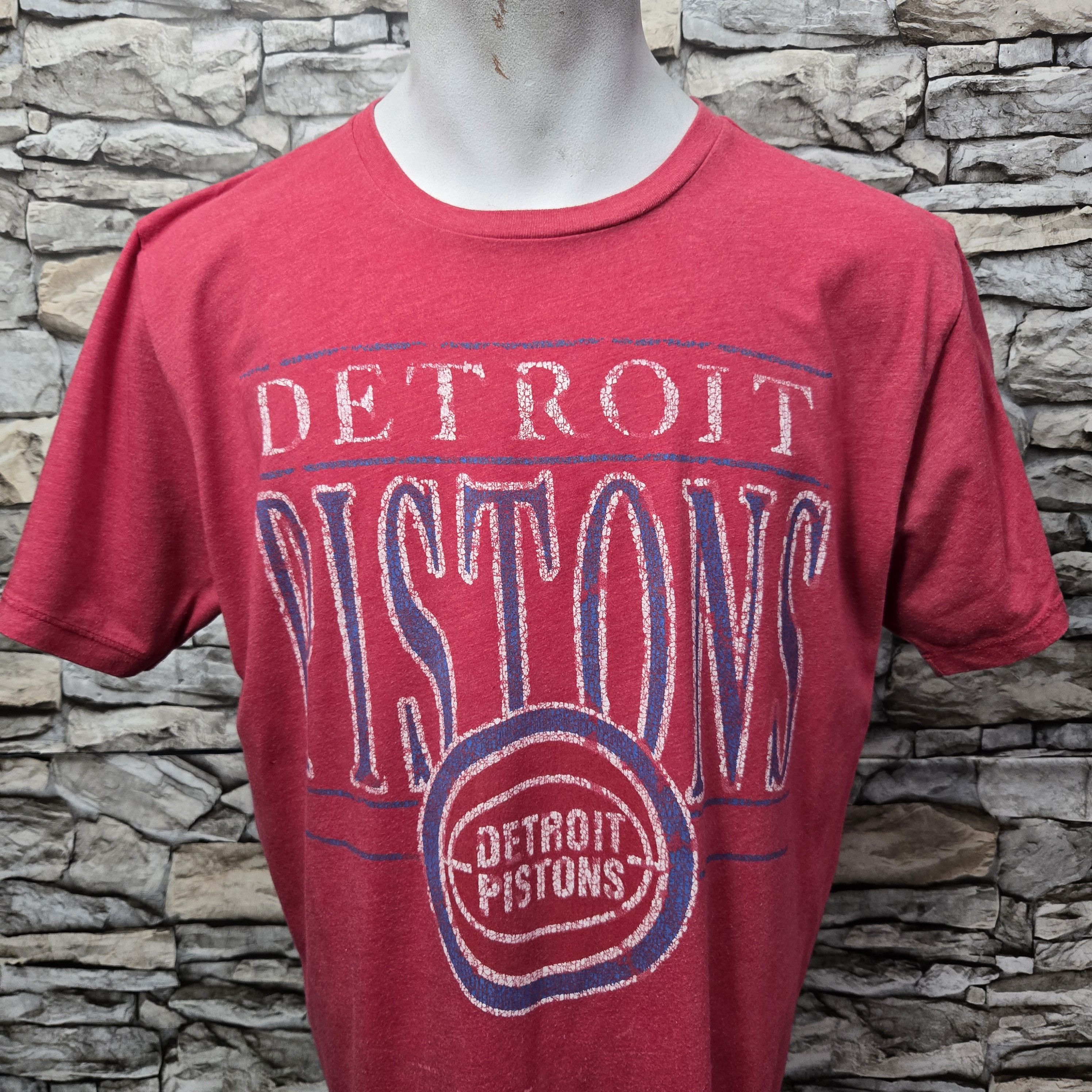Junk Food Junk Food Detroit Pistons Heathered Crew Neck T-Shirt Size US L / EU 52-54 / 3 - 3 Thumbnail