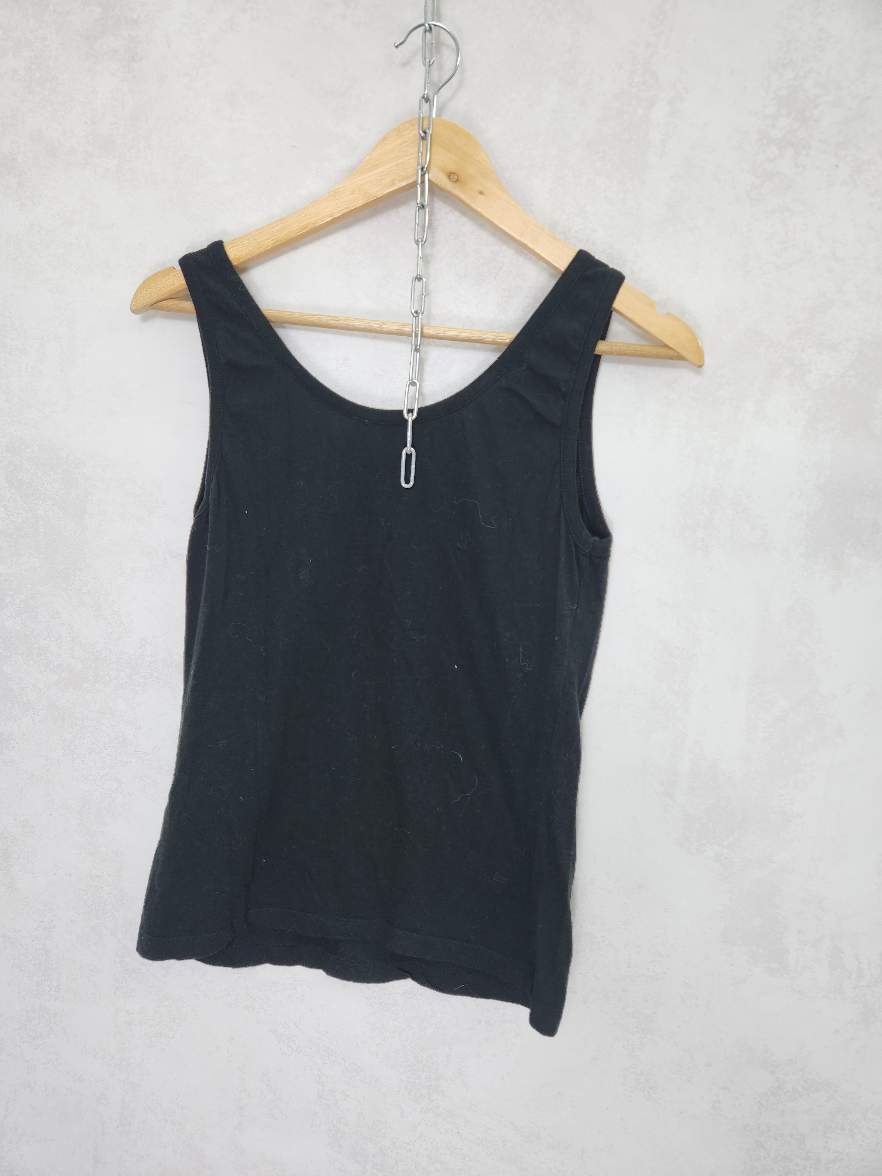 Alexander McQueen Alexander mcqueen black big logo tank top size M Size M / US 6-8 / IT 42-44 - 4 Thumbnail