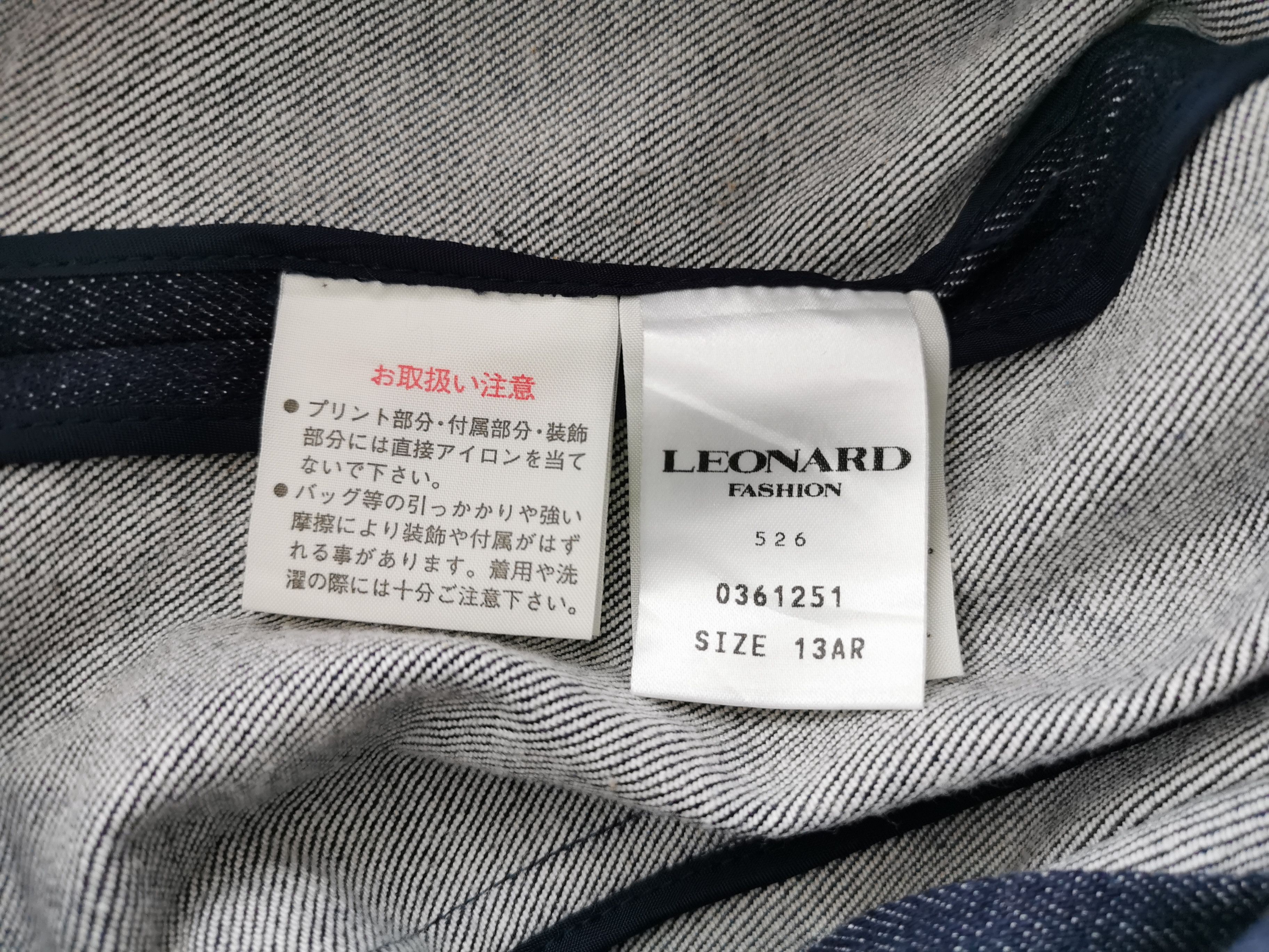 Leonard Paris Vintage Leonard Denim Jacket Made In Japan Womens Size S Size S / US 4 / IT 40 - 7 Thumbnail