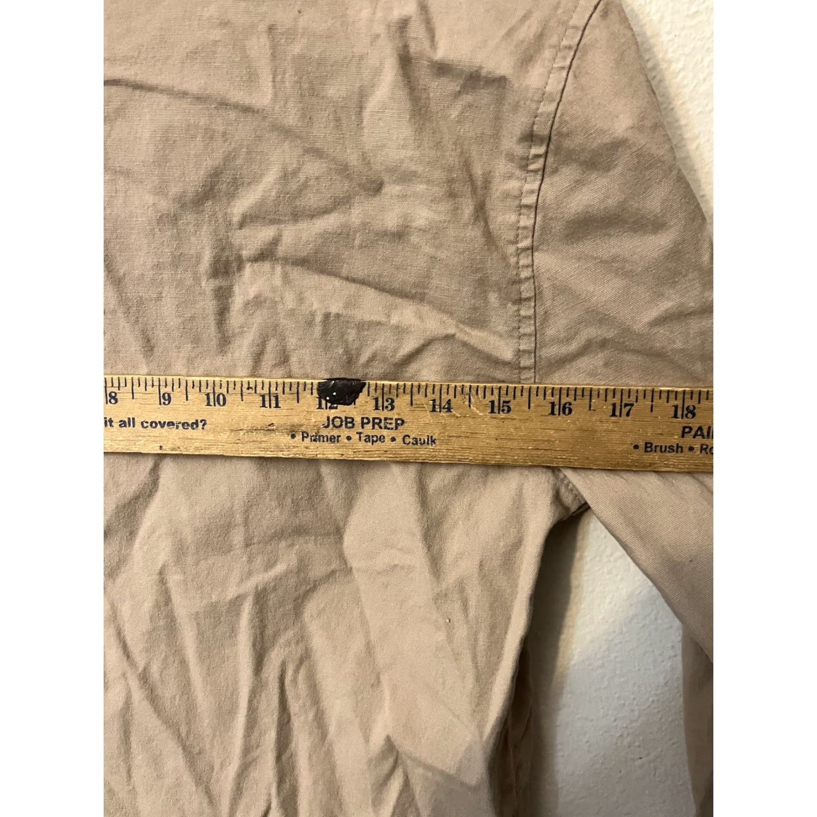 Gap VINTAGE Gap Women’s Lightweight Jacket Casual Basic Cotton Size M Cream Fall Spring Zip-Up Women Size M / US 6-8 / IT 42-44 - 5 Thumbnail
