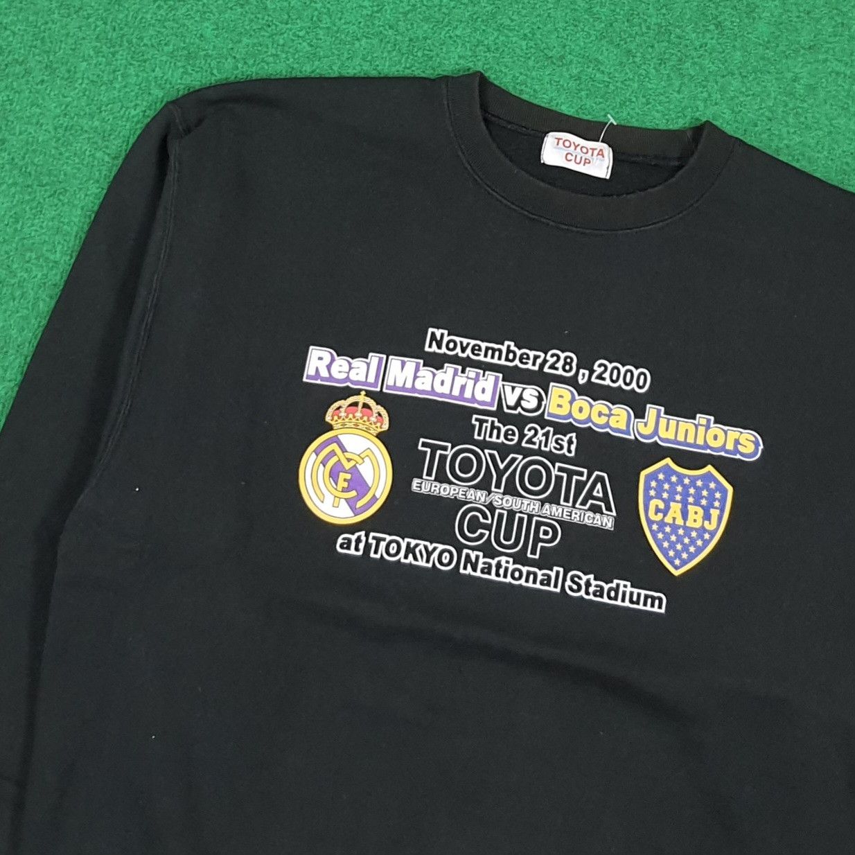 Japanese Brand Vintage Toyota Cup 2000 Tokyo National Sweatshirt C302N6 Size US L / EU 52-54 / 3 - 2 Thumbnail