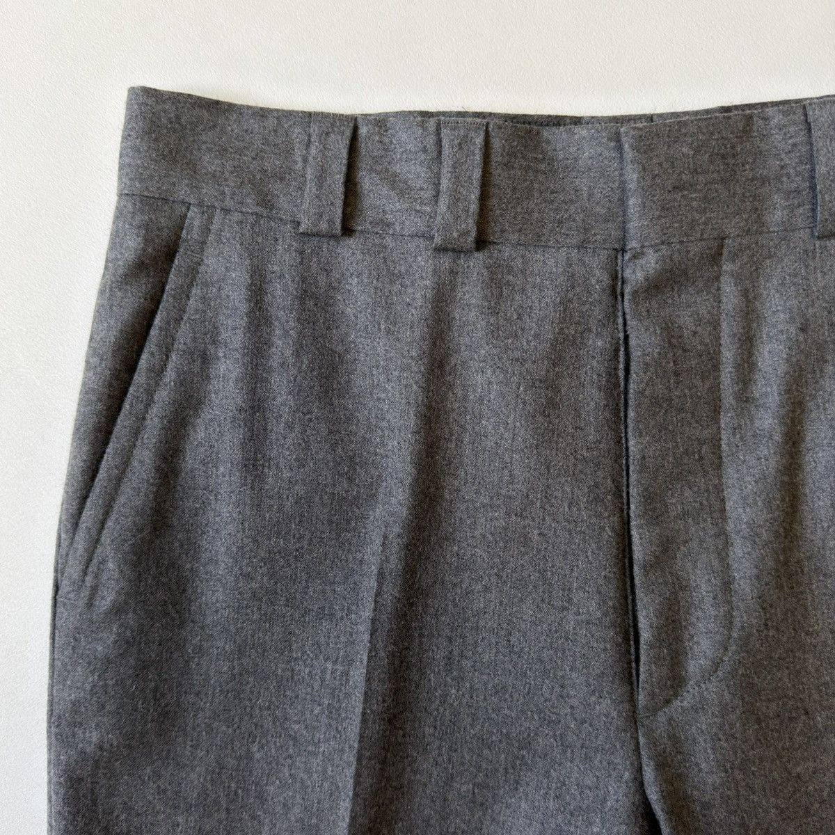 Maison Margiela A/W 07 Straight Leg Gray Wool Trousers Size US 32 / EU 48 - 3 Thumbnail