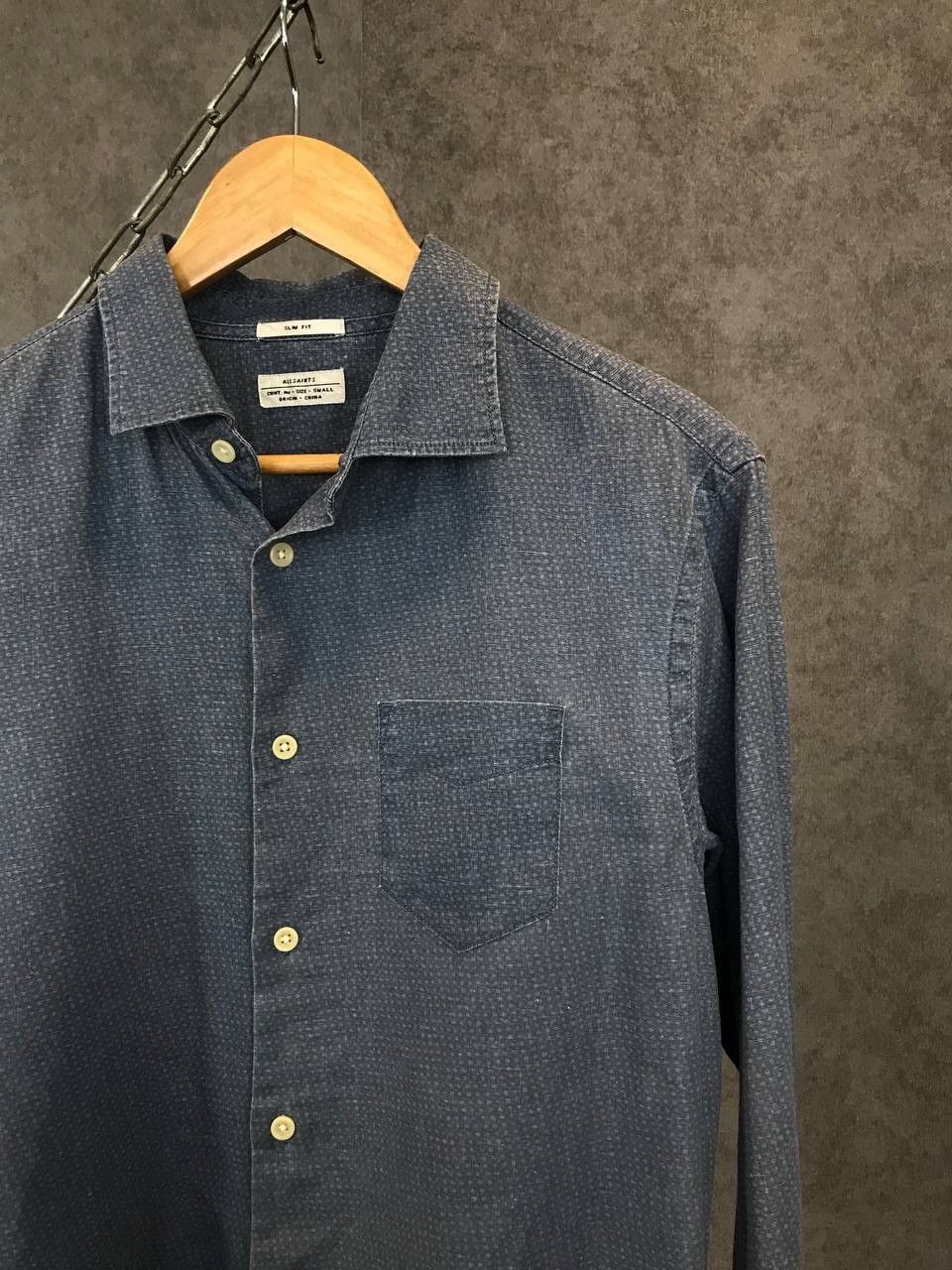 Allsaints Allsaints vintage designer pocket shirt Size US S / EU 44-46 / 1 - 2 Thumbnail