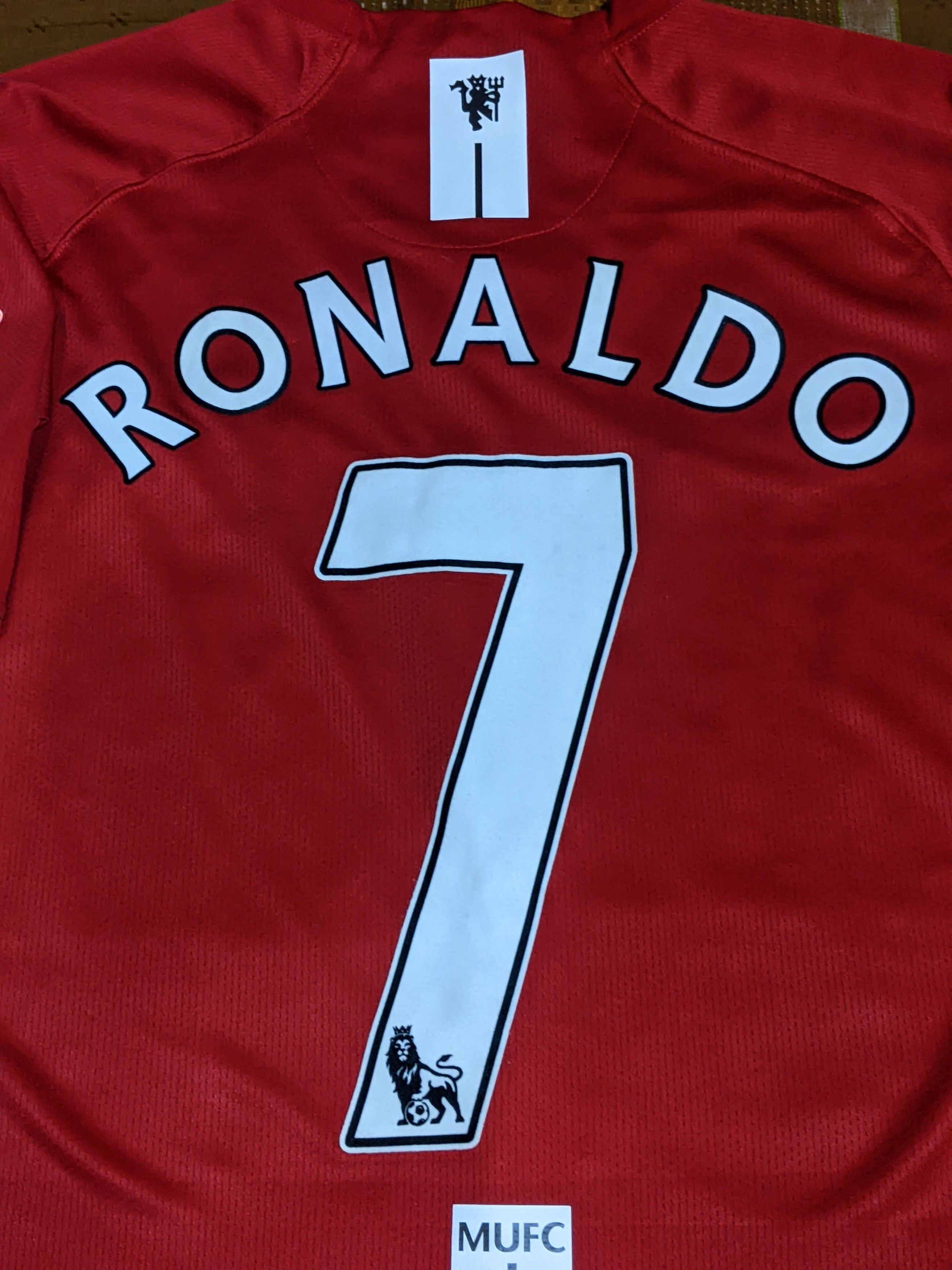 Vintage Manchester united 2007 Home Jersey Cristiano Ronaldo 7 Size US L / EU 52-54 / 3 - 3 Thumbnail