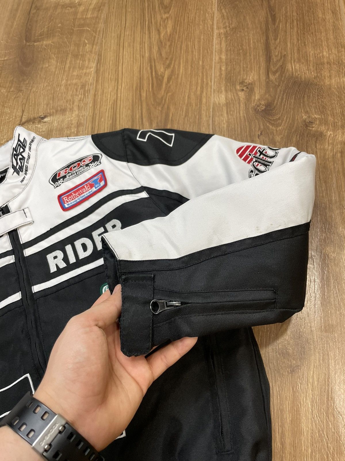 Vintage Vintage Y2K 74 Speed Rider Bridgestone Racing Jacket Bomber Size US XS / EU 42 / 0 - 8 Thumbnail