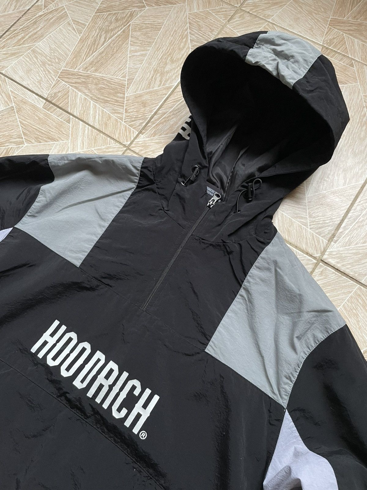 Hoodrich Drill Hoodrich C-2814 Hood 1/4 Zip Anorak Windbreaker Jacket Size US XL / EU 56 / 4 - 3 Thumbnail
