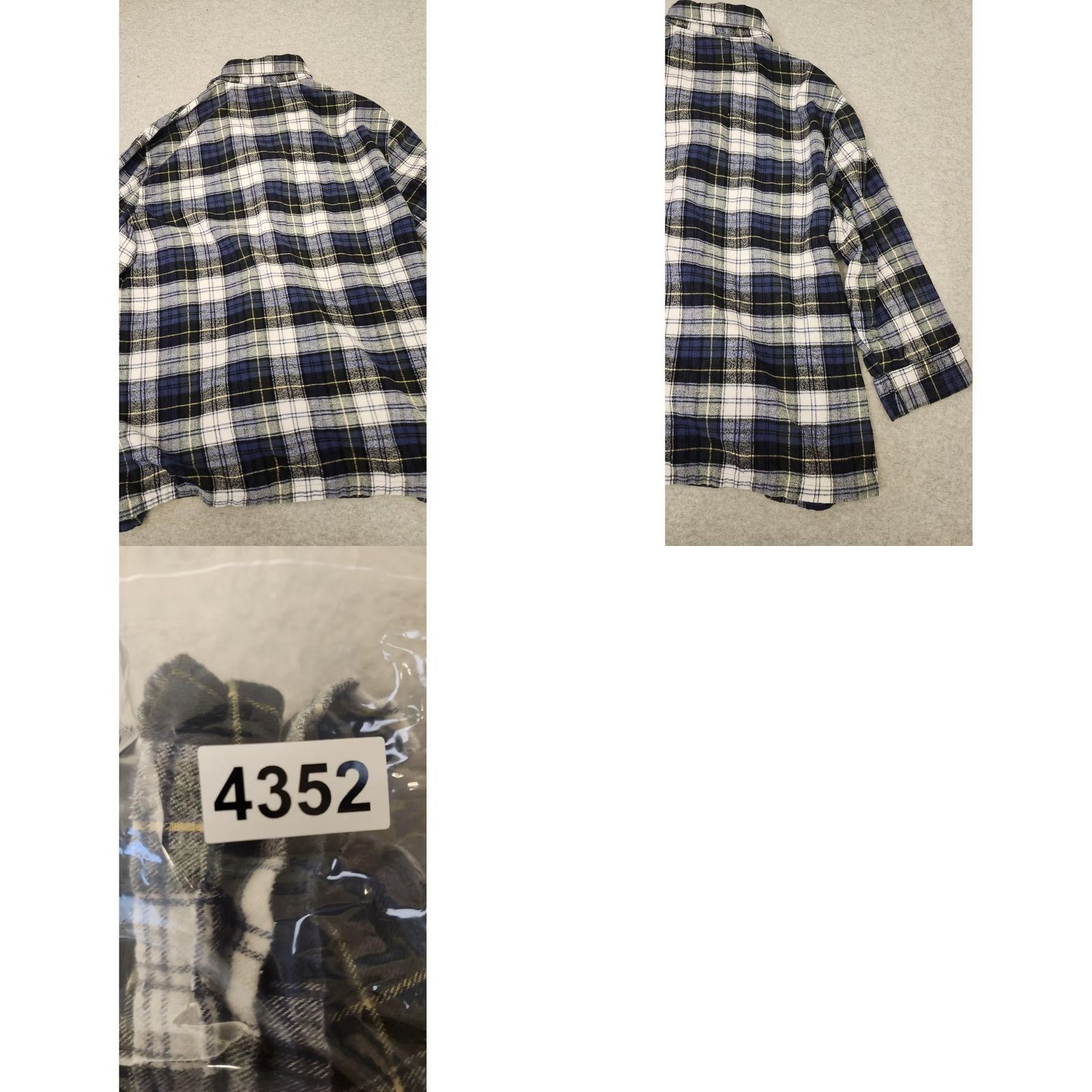 Vintage VINTAGE? No. LL Bean Shirt Mens Large Blue Green Plaid Flannel Button Front L REG Size US L / EU 52-54 / 3 - 10 Thumbnail