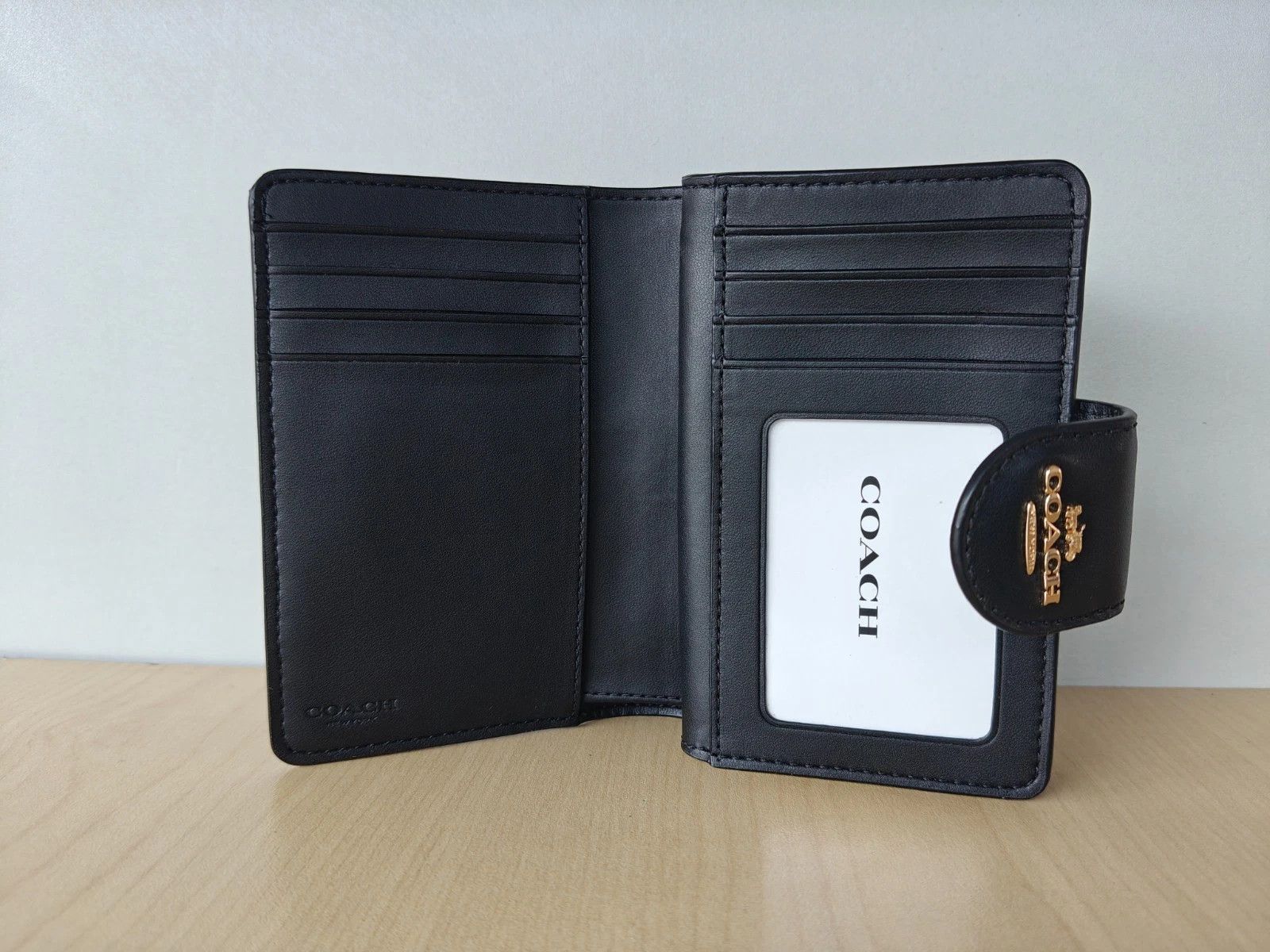 Coach Coach Medium Corner Zip Wallet In Signature T/1017 Size ONE SIZE - 8 Thumbnail