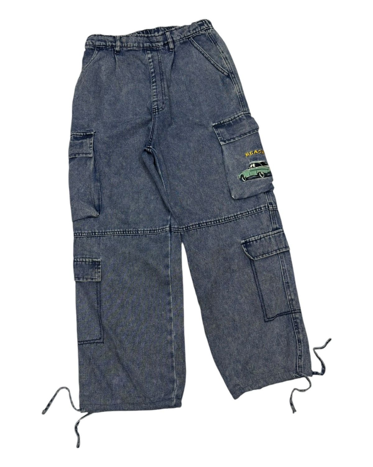 Hysteric Glamour 💥DOPE🔥Chip Clip Baggy Parachute Cargo Pants Jeans Size US 32 / EU 48 - 3 Thumbnail