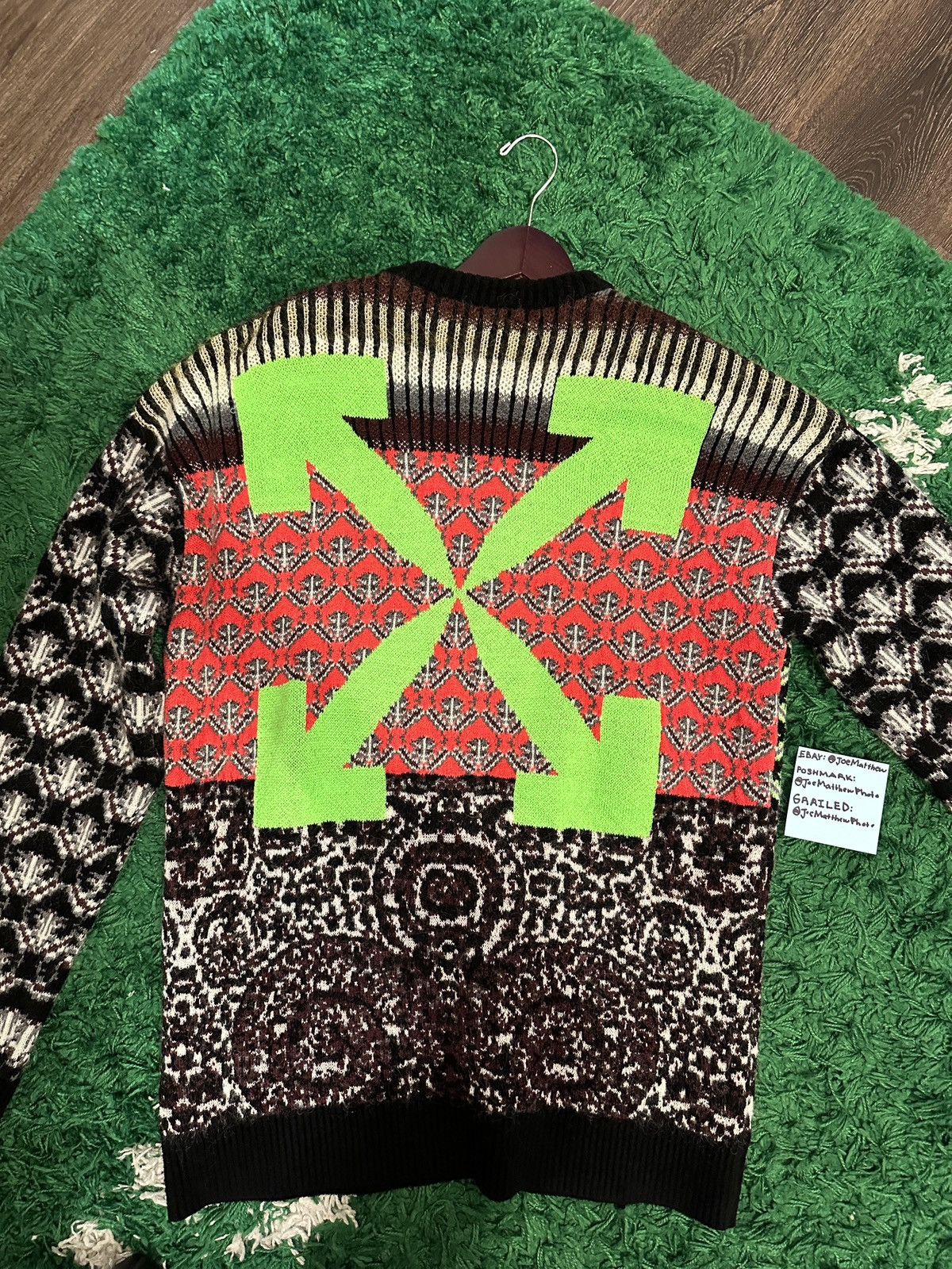 Off-White Off White Pascal Tool knit sweater | Grailed