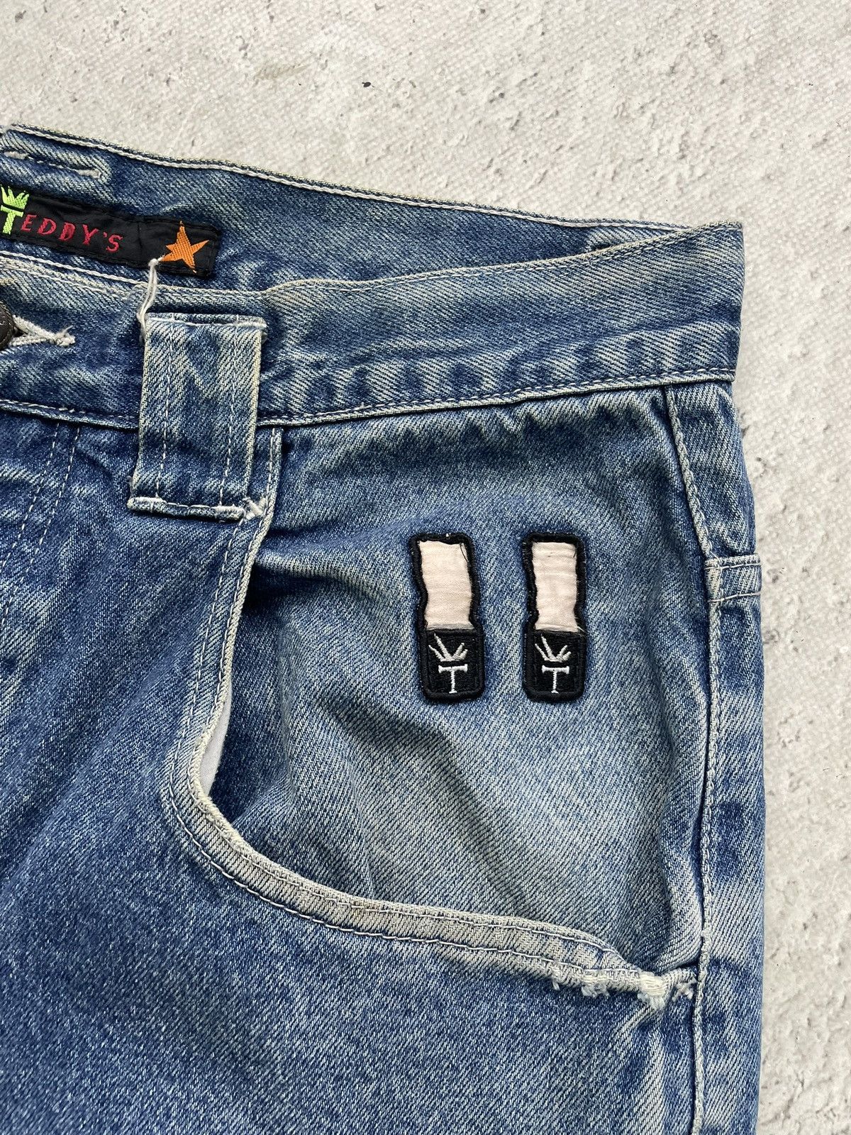 JNCO JNCO STYLE Y2K Vintage Wide Leg BAGGY Denim Jeans 90s USA Size US 33 - 5 Thumbnail