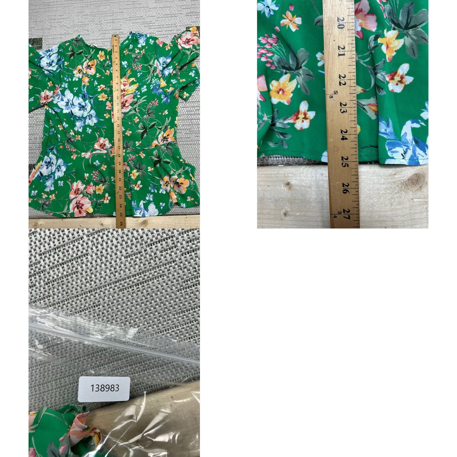 Loft Loft Shirt Womens 12 Green Pink Blue Yellow Floral Blouse New Size XL / US 12-14 / IT 48-50 - 8 Thumbnail