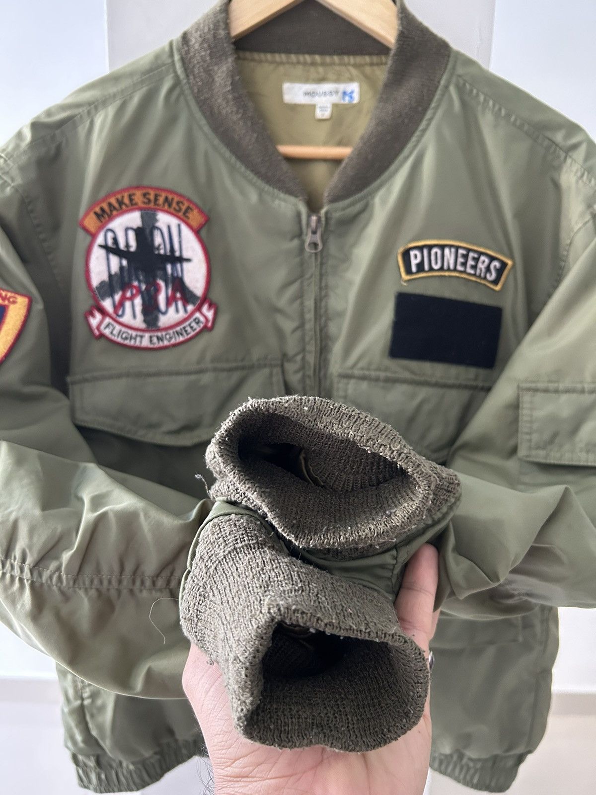 Japanese Brand × MOUSSY MOUSSY MA1 FLIGHT JACKET Size US M / EU 48-50 / 2 - 3 Thumbnail