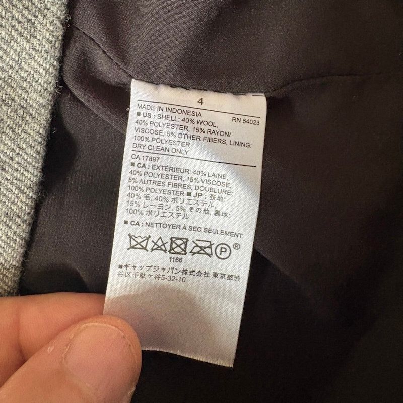 Banana Republic Banana Republic Lined Mini Skirt Wool Blend Gray sz 4 Size 27" / US 4 / IT 40 - 4 Thumbnail