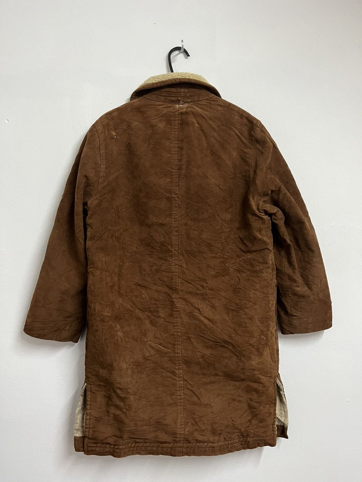 Le Grande Bleu (L.G.B.) 💥RARE💥Brown Velvet with Deep Pile Fleece Faux Fur Inner Size US L / EU 52-54 / 3 - 10 Thumbnail