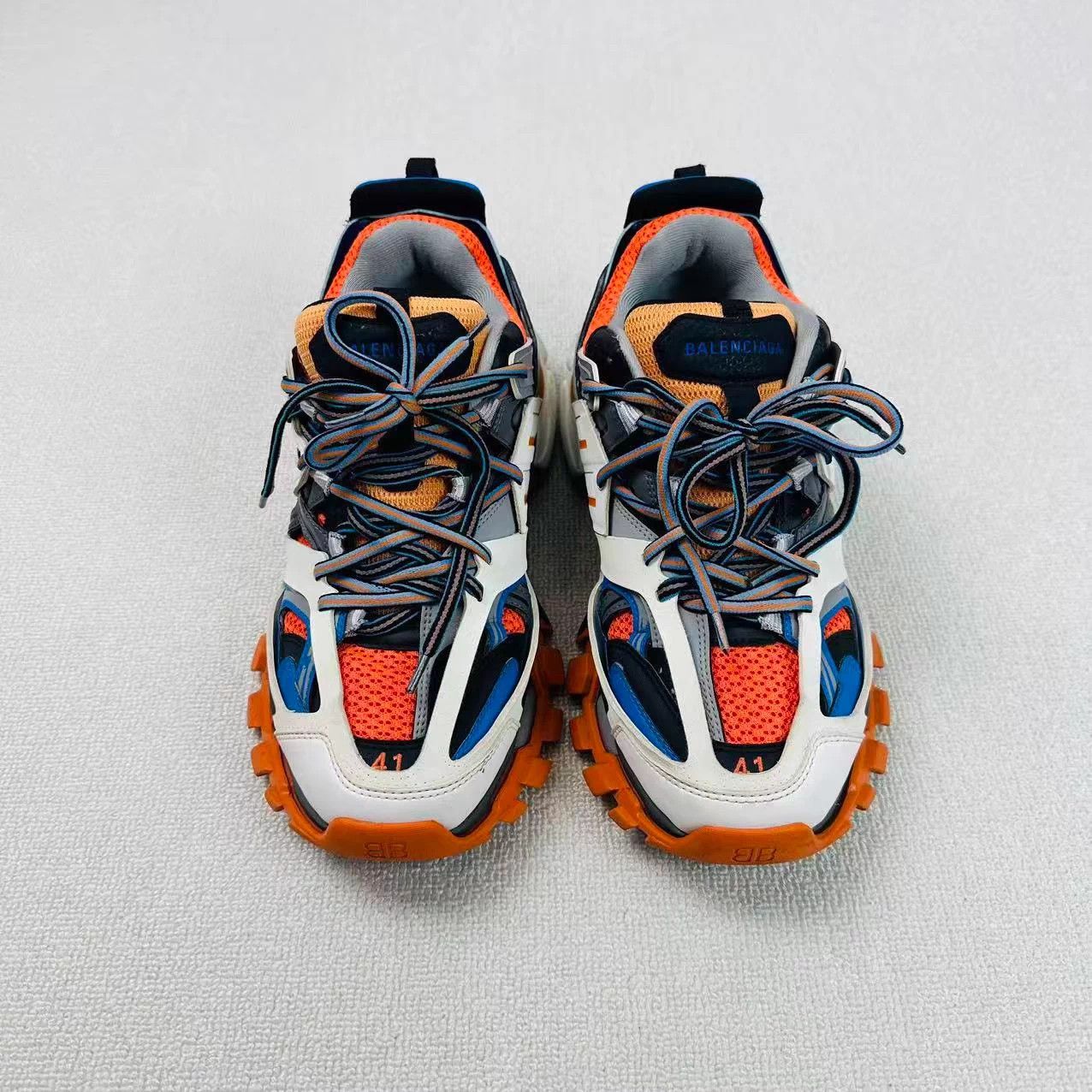 Balenciaga Balenciaga Track White Orange Dad Shoe 41 Size US 9 / EU 42 - 2 Thumbnail