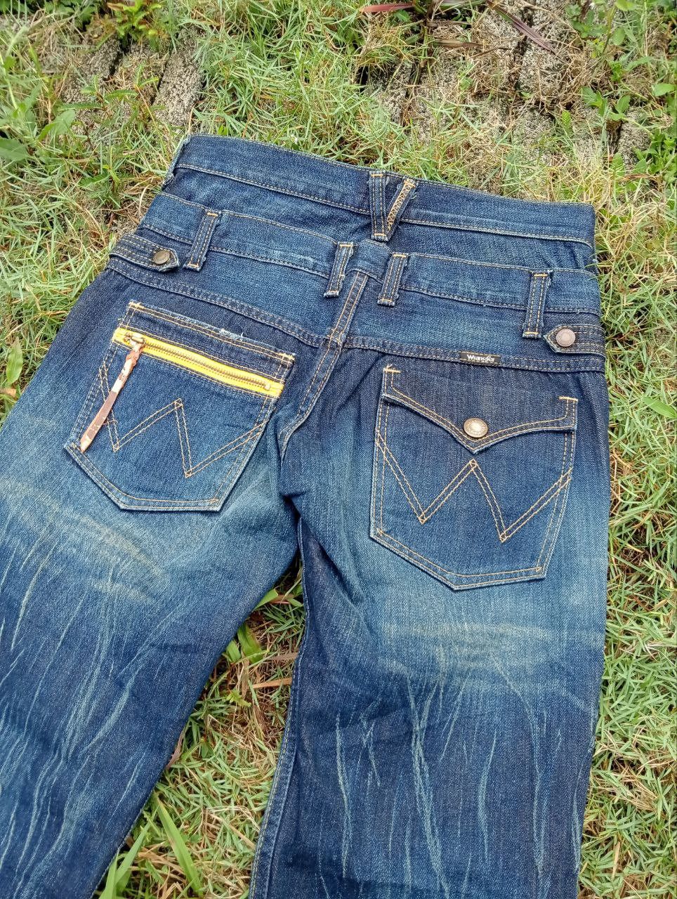 Vintage × Wrangler 🔥STEALS🔥Vintage Wrangler Double Waist Jeans Size US 28 / EU 44 - 8 Thumbnail