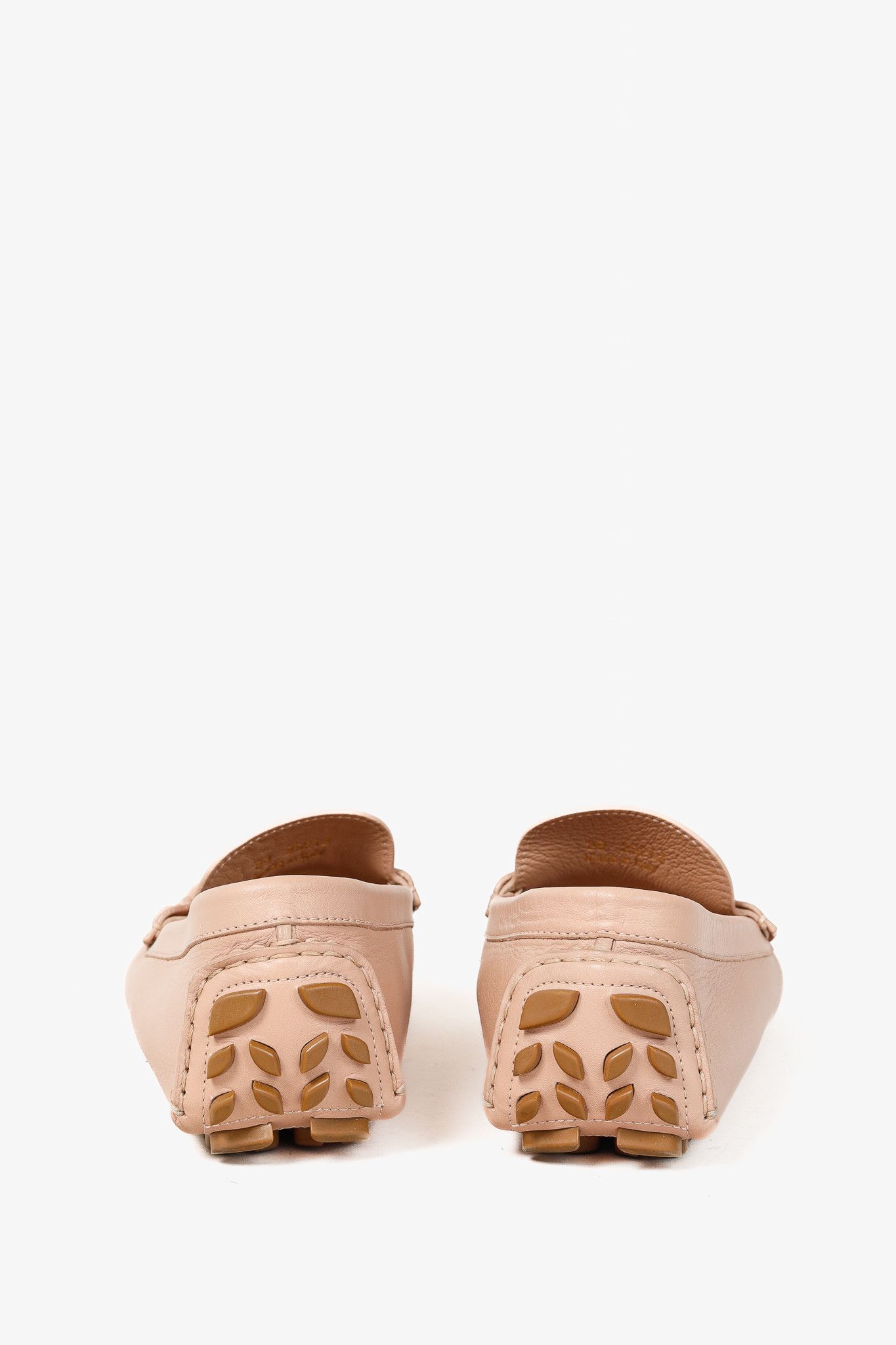 Gianvito Rossi Gianvito Rossi Monza Pink Braided Leather Loafers Size US 8.5 / IT 38.5 - 3 Thumbnail