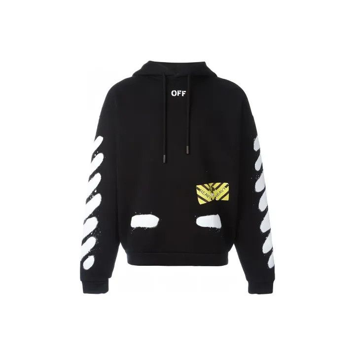Off-White Off-White Splash Paint Graphic Hoodie 0079 Size US XXS / EU 40 - 1 Thumbnail
