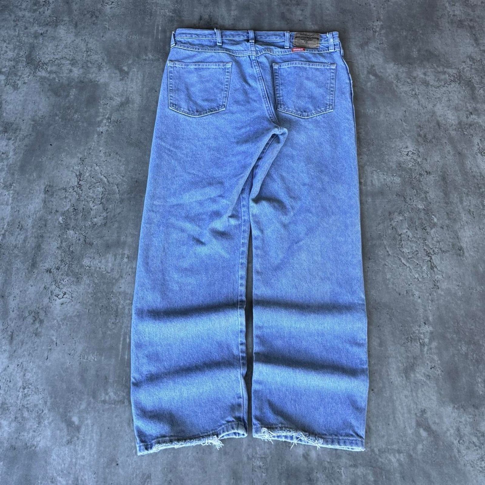 Levi's × Vintage × Wrangler Vintage Y2K Wrangler Light Wash Grunge Opium Baggy Jeans Size US 36 / EU 52 - 1 Thumbnail