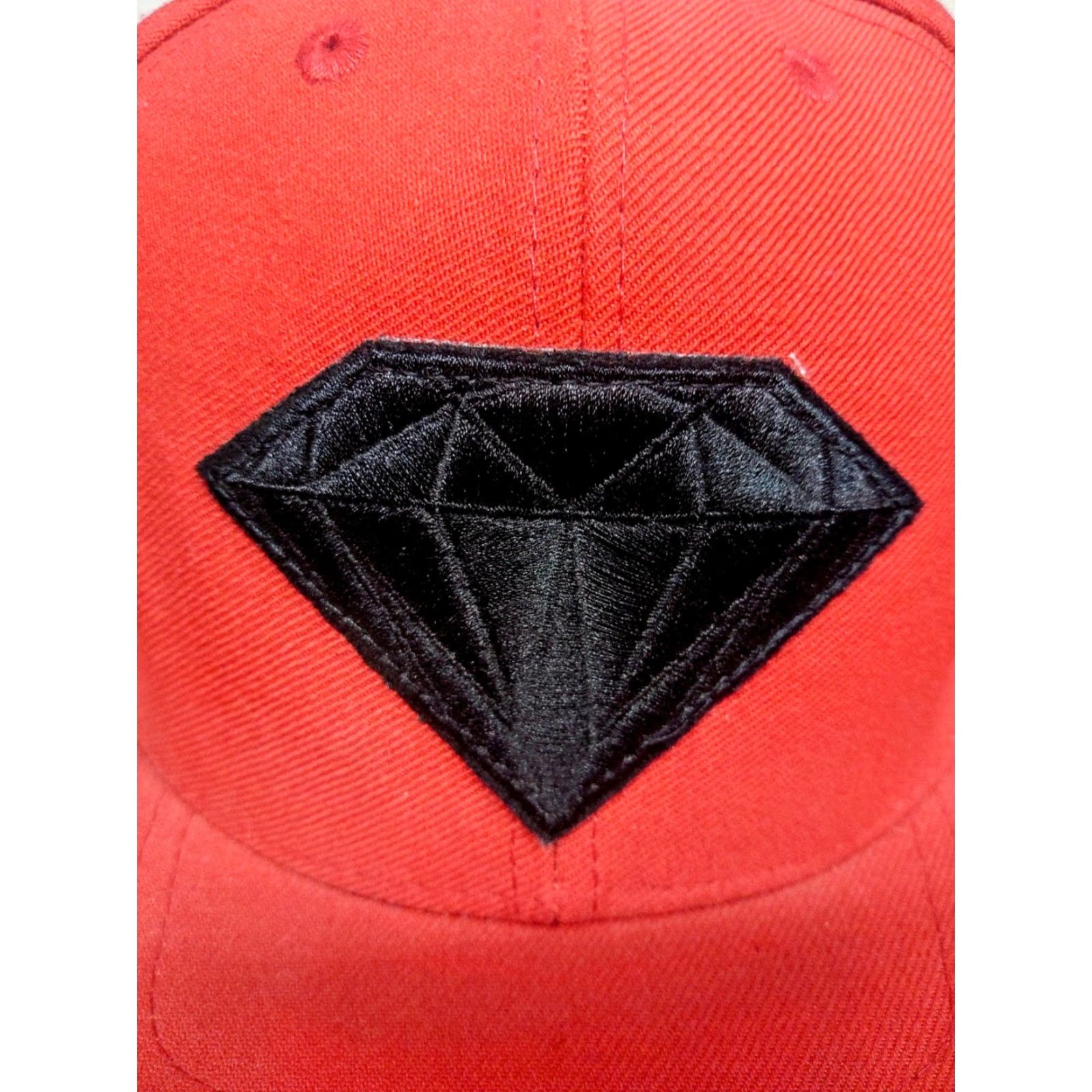 Diamond Supply Co. VINTAGE Diamond Supply Co. Brilliant Logo Red Black Mens Sport Snapback Hat Cap Size ONE SIZE - 2 Thumbnail