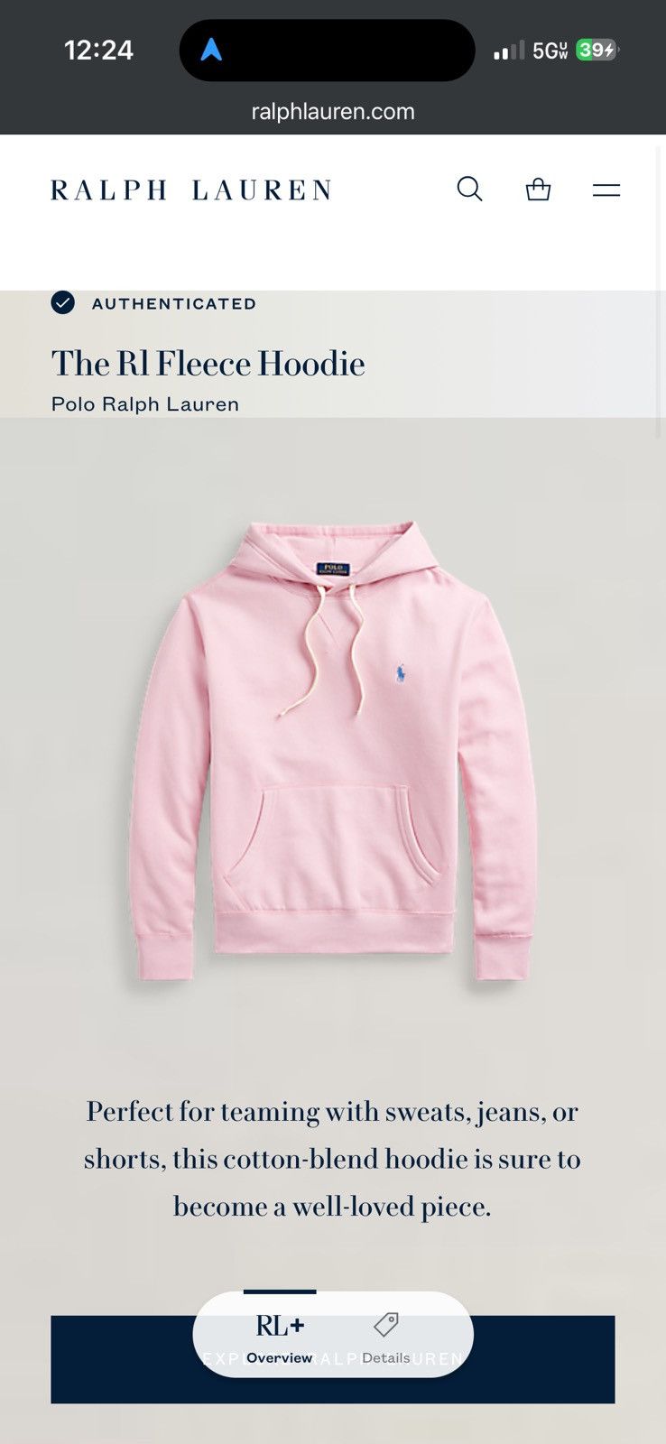 Polo Ralph Lauren Polo Ralph Lauren The RL Fleece Hoodie MSRP $150 Size US XL / EU 56 / 4 - 4 Thumbnail