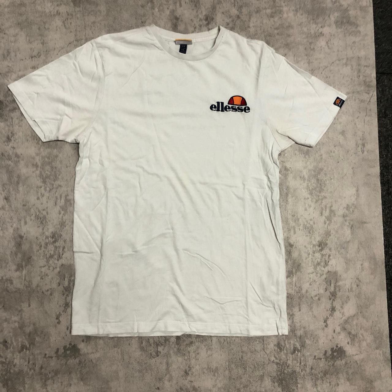Ellesse White Ellesse T-shirt with a small mark on the front Size US L / EU 52-54 / 3 - 1 Thumbnail