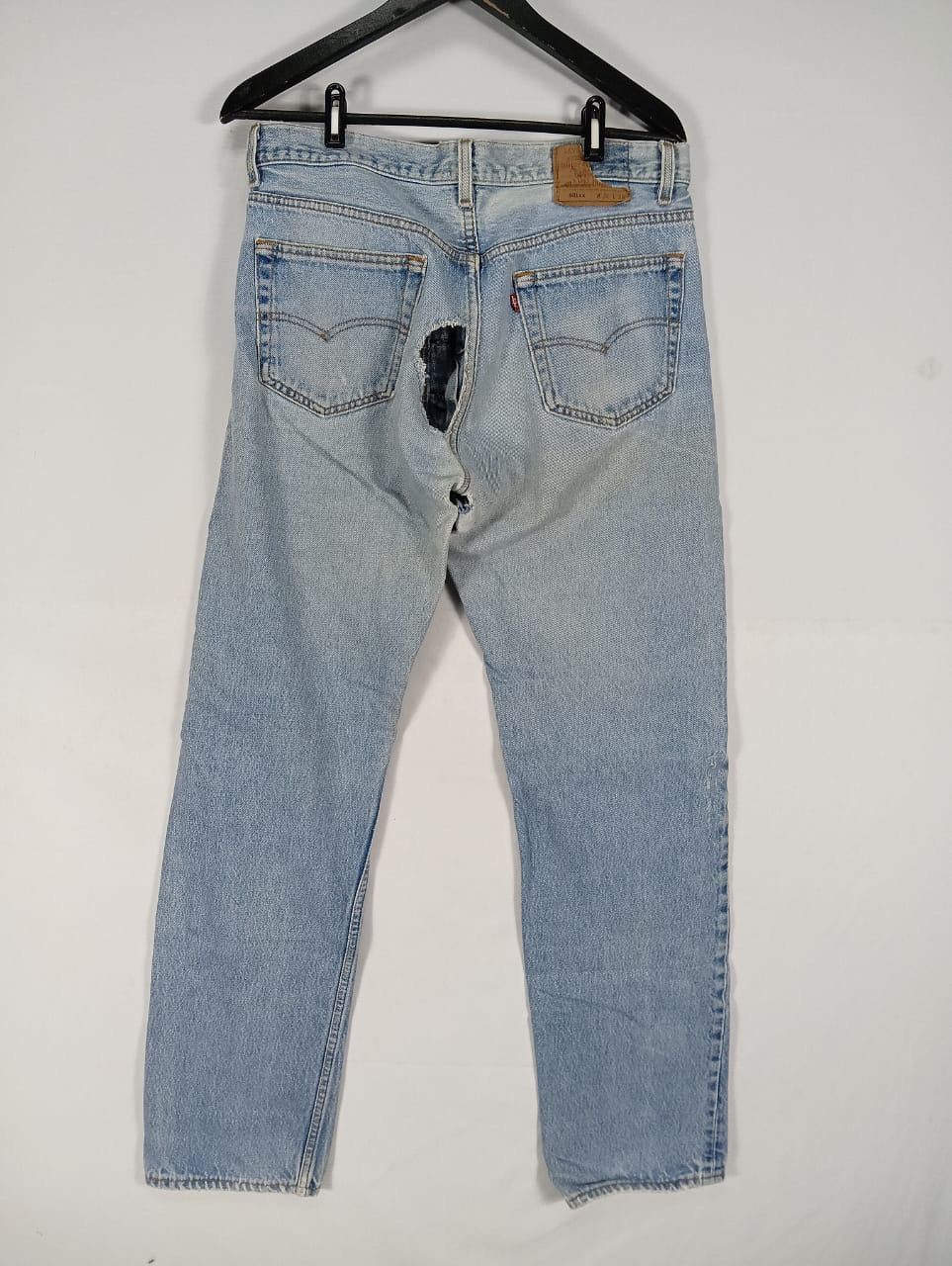 Levi's vintage levis jeans distressed denim 501 usa Size US 34 / EU 50 - 7 Thumbnail