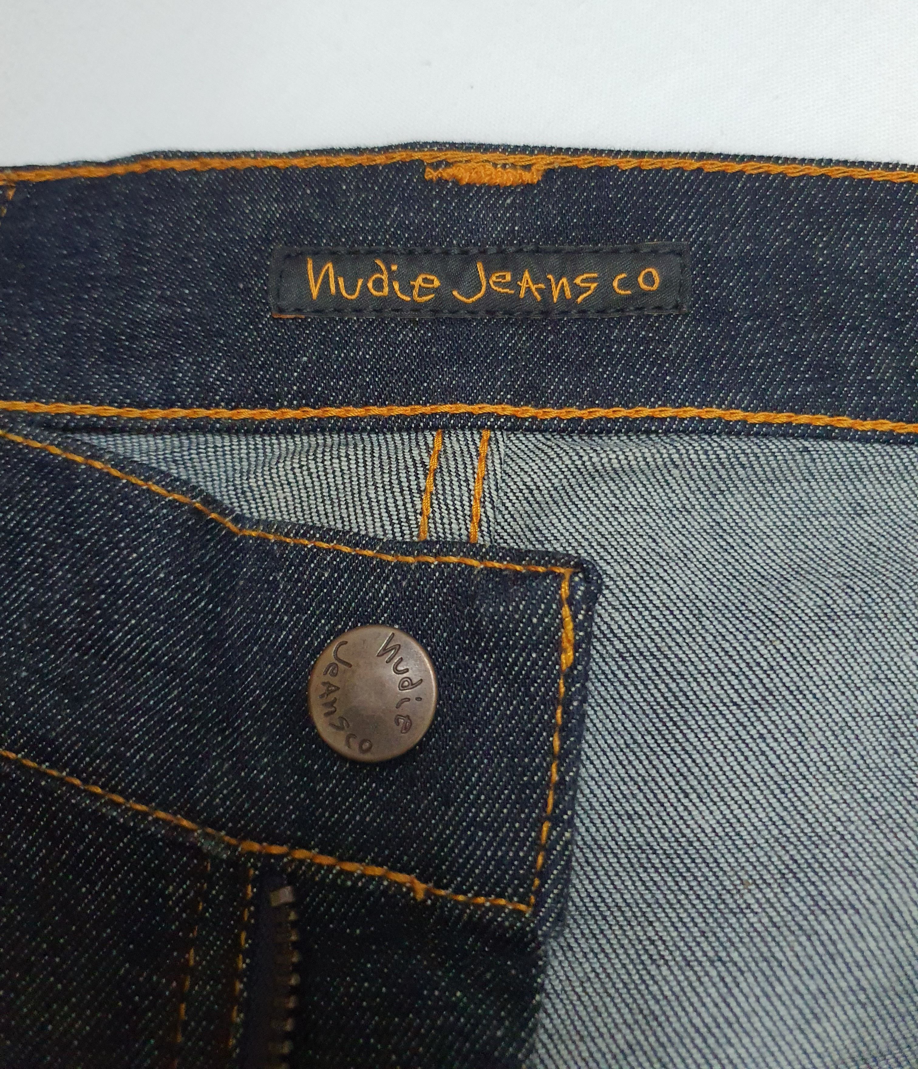 Nudie Jeans Waist 30" Nudie Jeans Thin Finn Dry Twill Stretchable Denim. Size US 30 / EU 46 - 8 Thumbnail