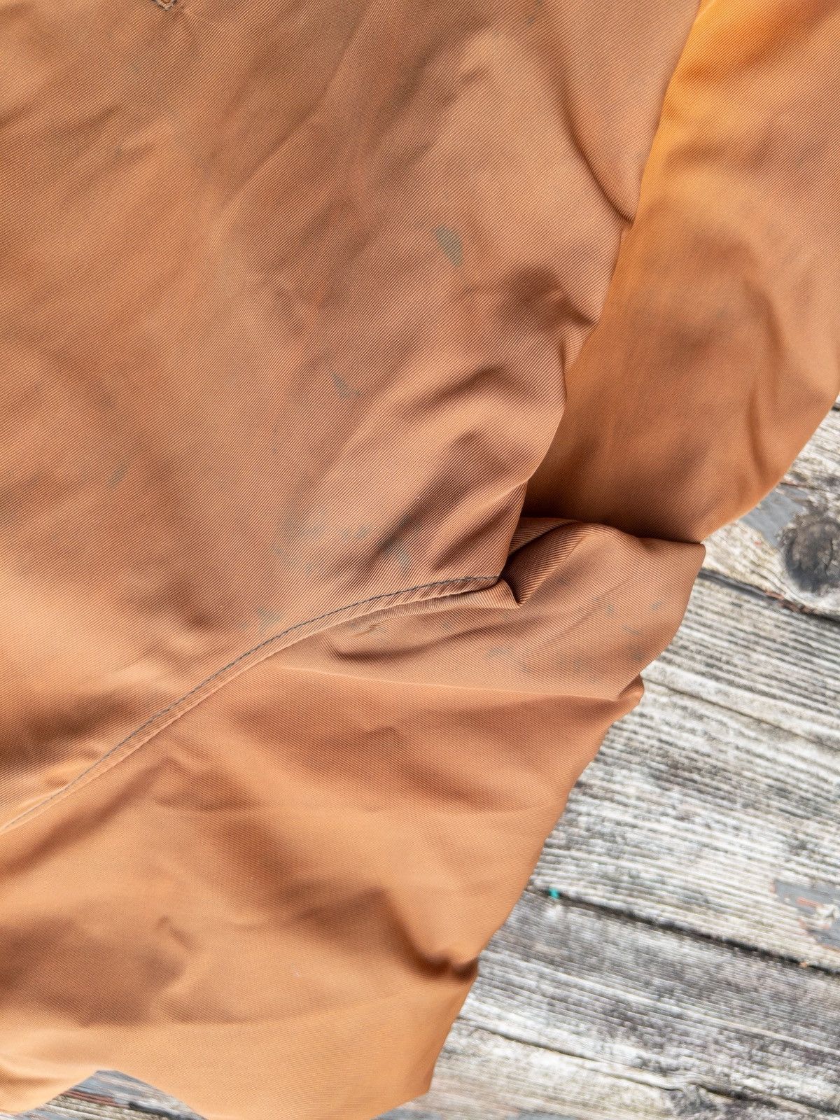 Helmut Lang Helmut Lang SS96 MA-1 Burnt Nylon Moto Jacket Size US L / EU 52-54 / 3 - 12 Thumbnail